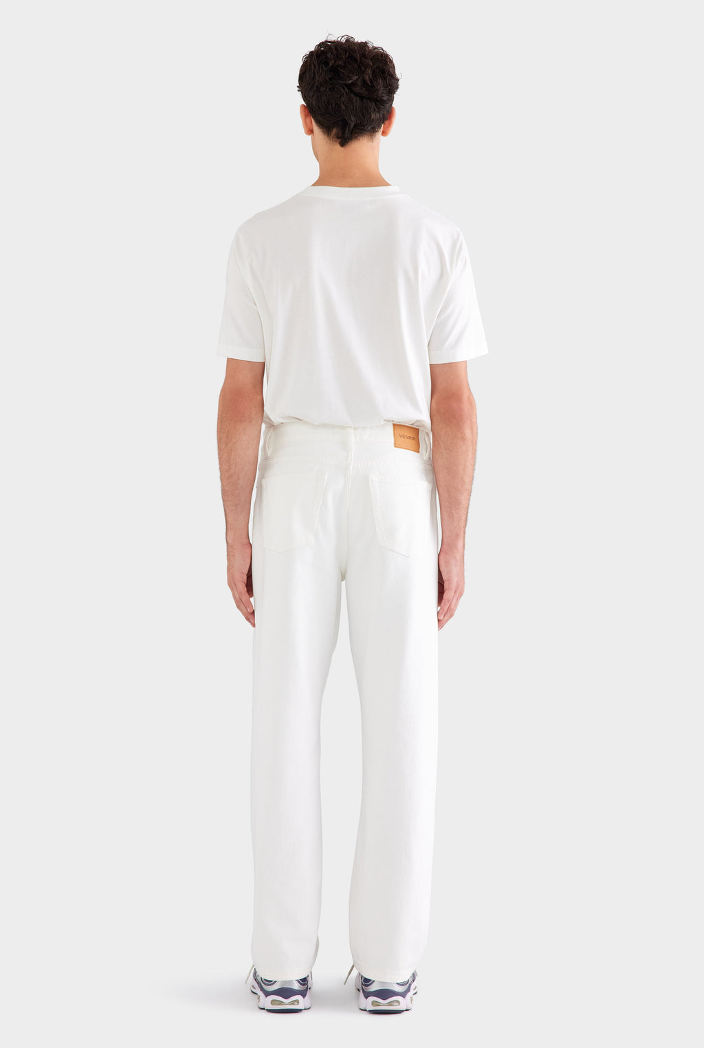 Straight Leg Denim Jean - White