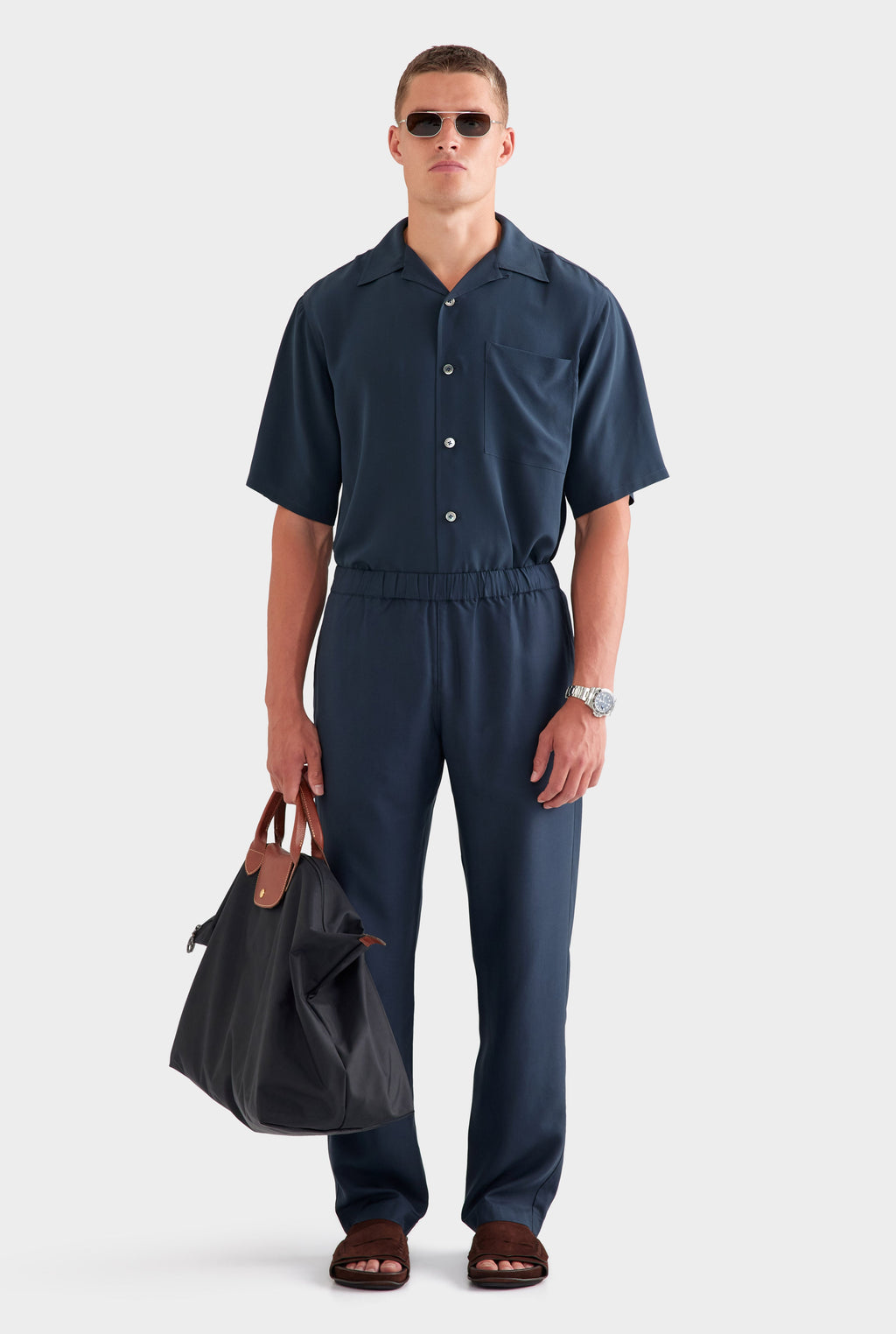 Tencel Lounge Pant - Navy