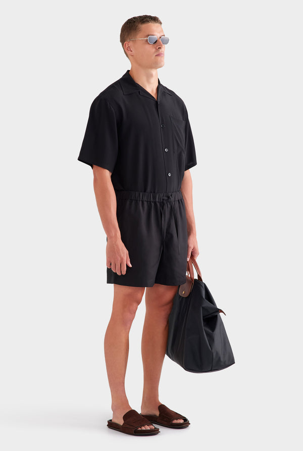 Relaxed Tencel Short - Black