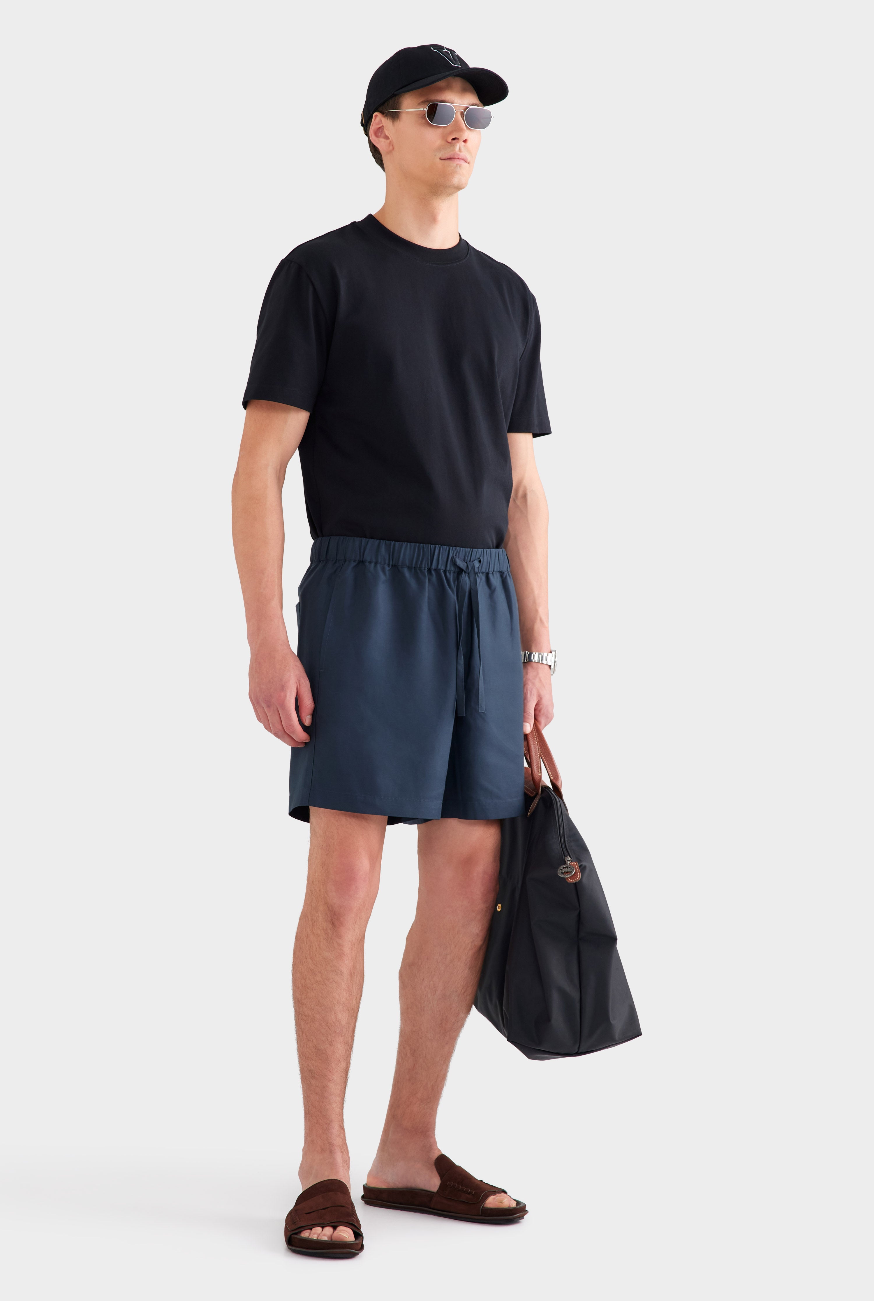 Relaxed Tencel Short - Navy