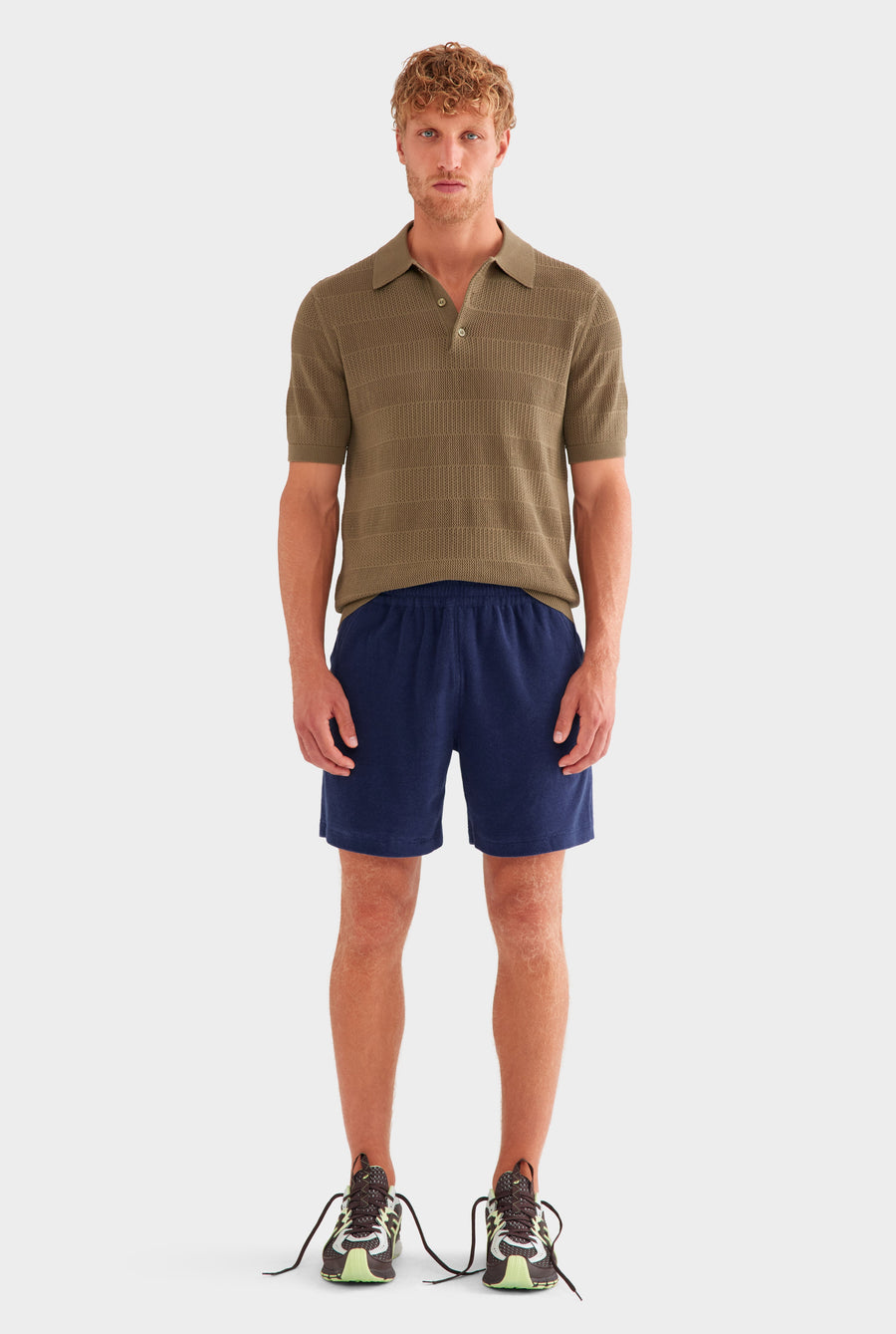 Terry Lounge Short - Navy