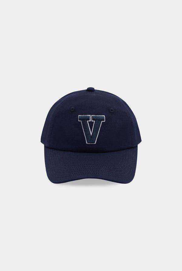 Venroy Varsity Cotton Logo Cap - Navy