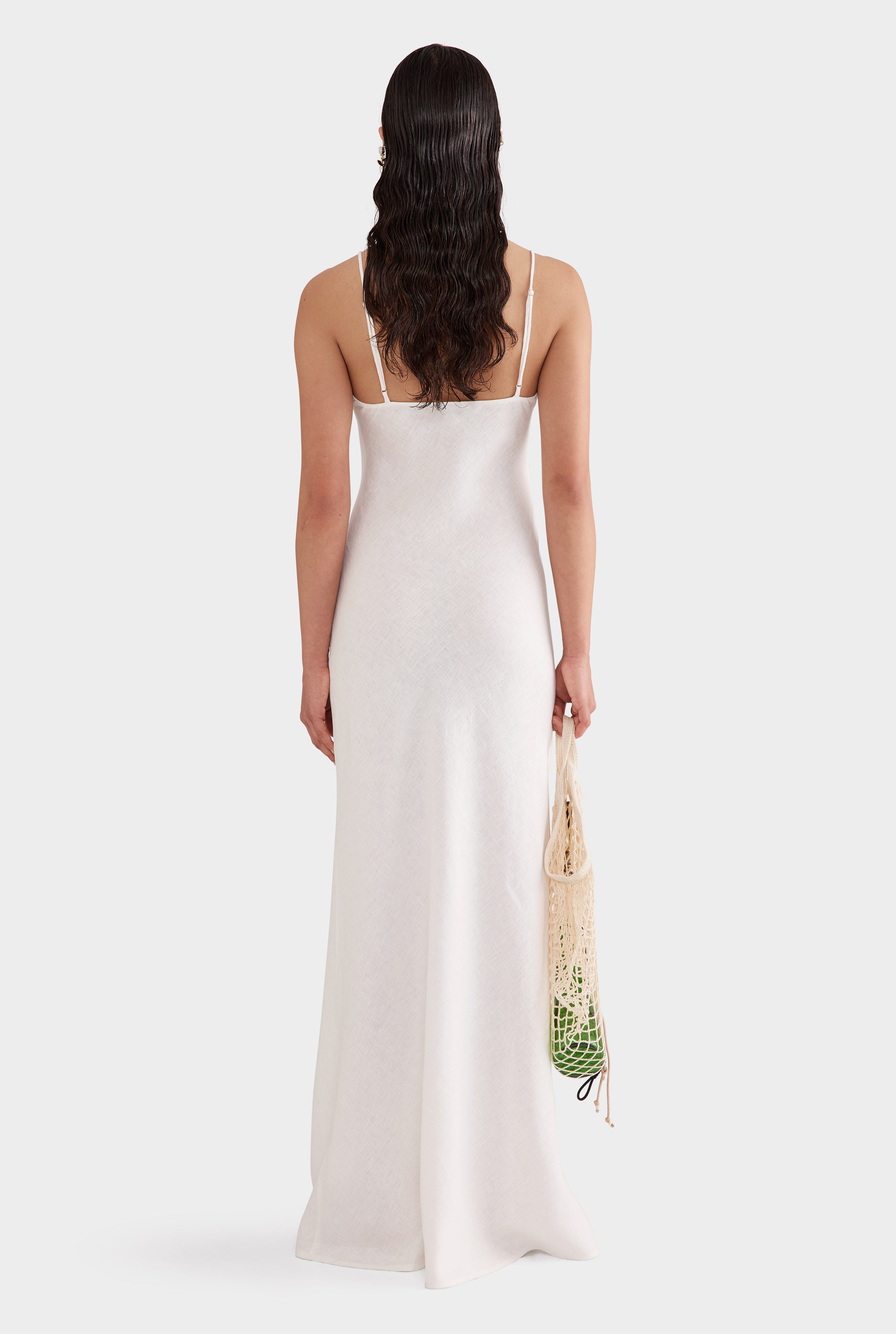 White Linen Slip Dress L'origami Linen Slip Dress White Luxmii White Linen Slip Dress L'origami Linen Slip Dress White Luxmii