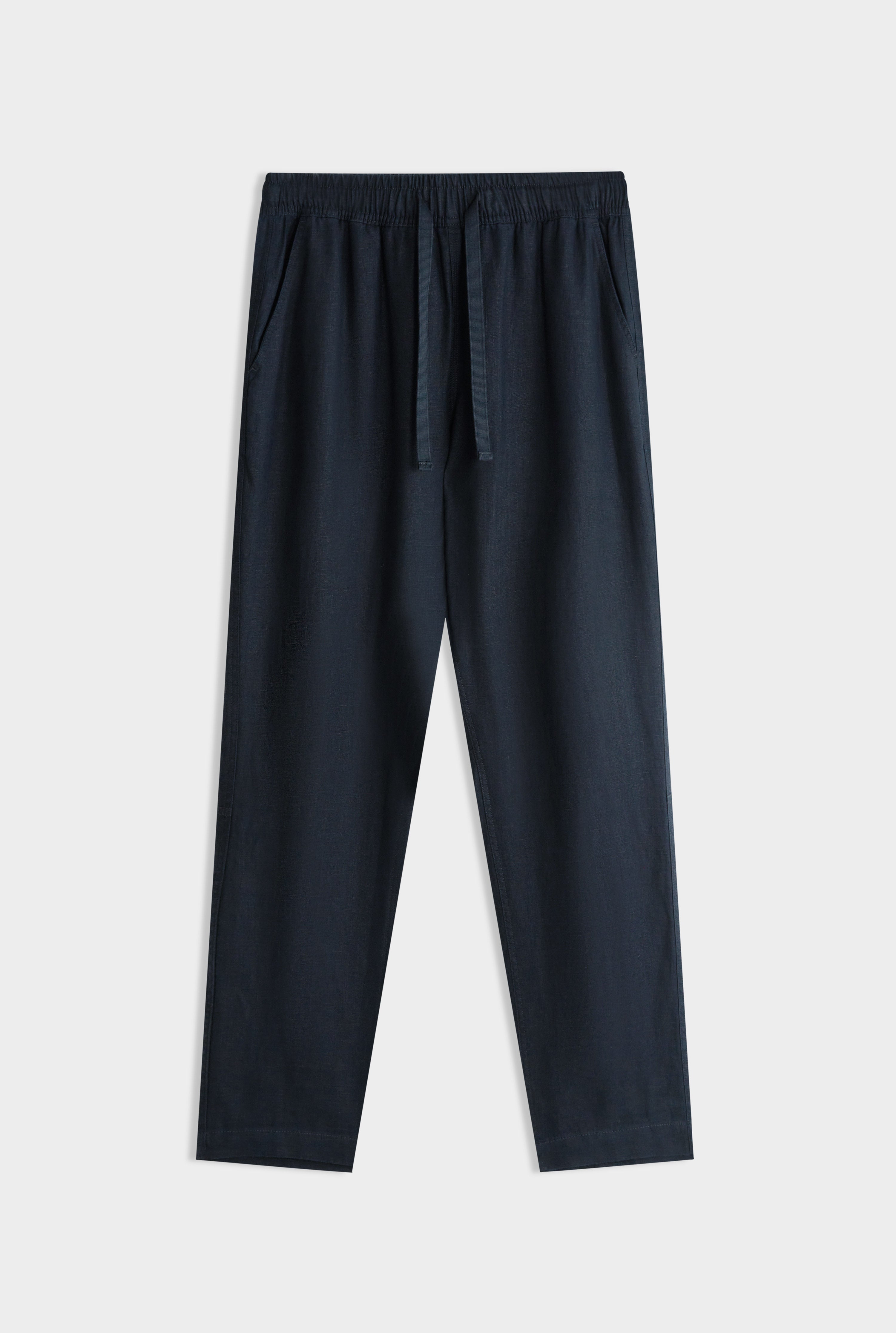 Linen Lounge Pant - Navy