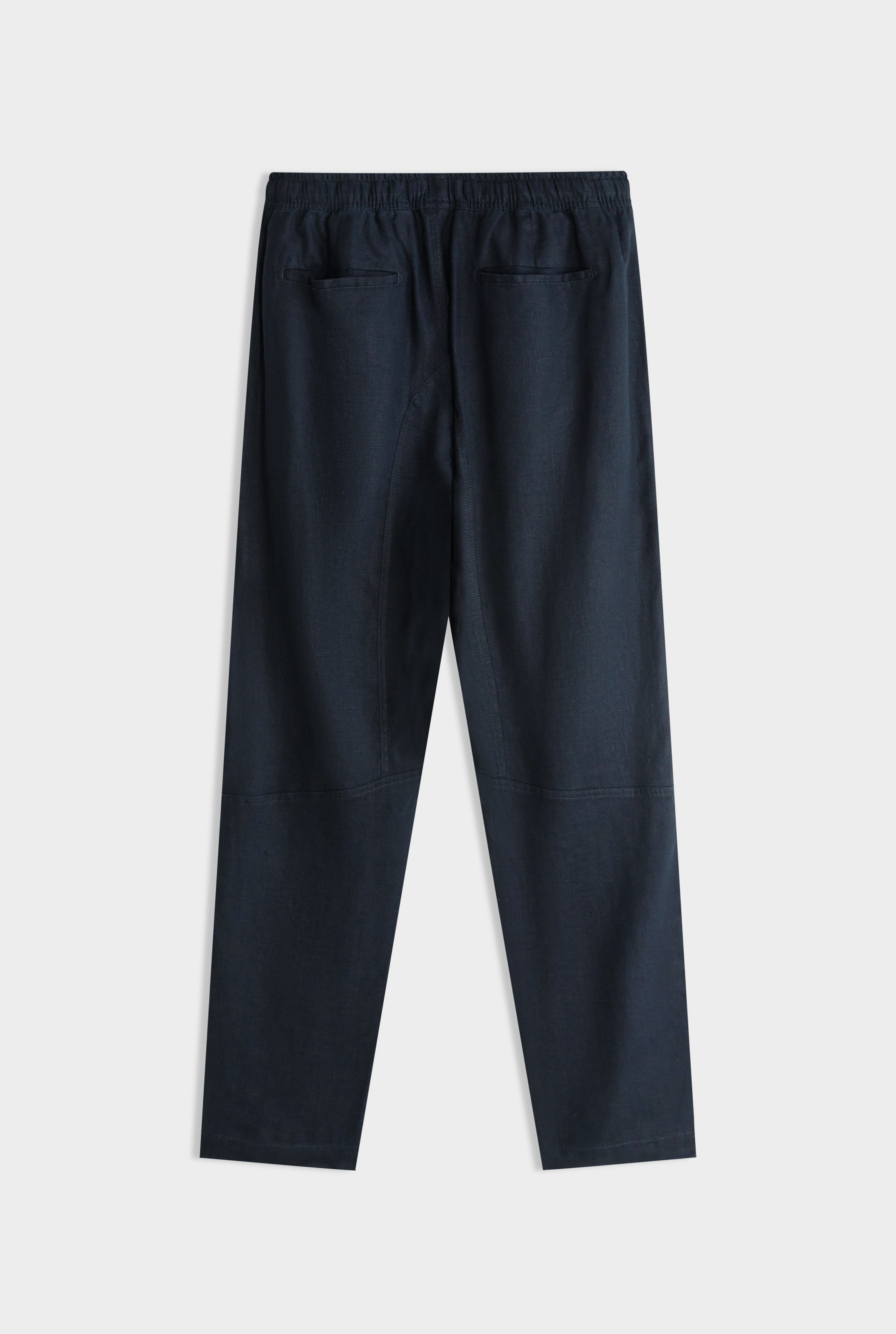 Linen Lounge Pant - Navy
