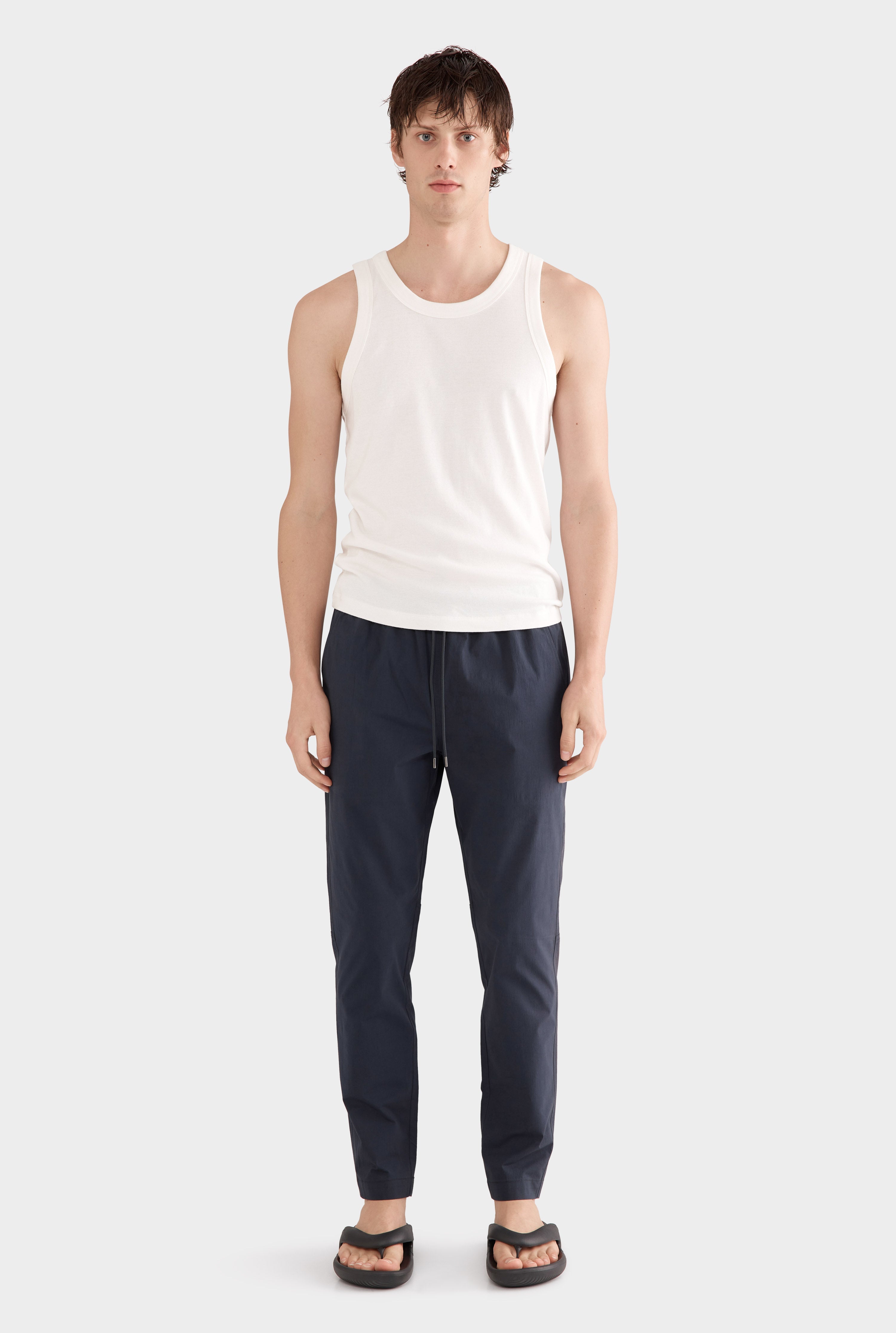 Jersey Rib Tank - Off White