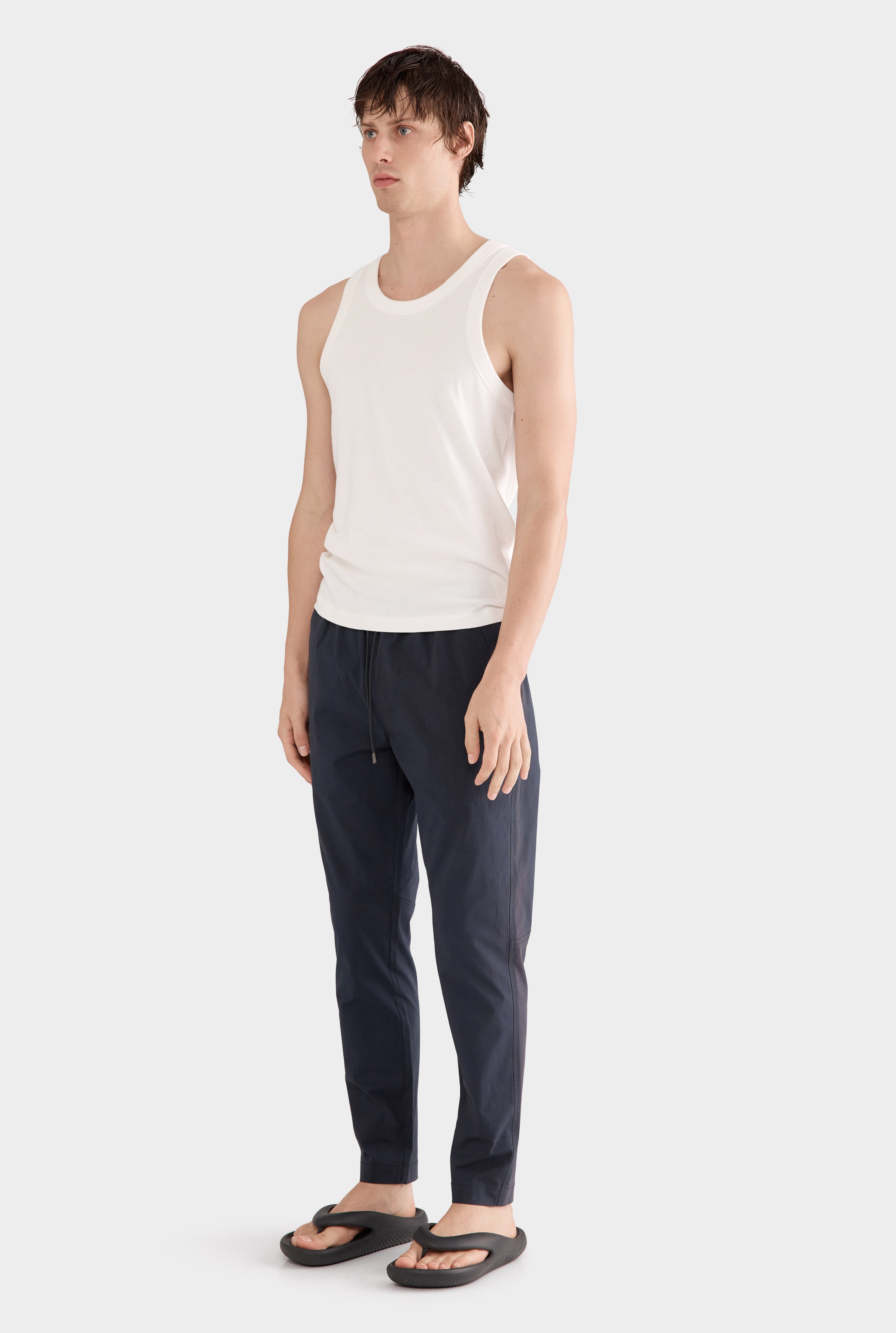 Jersey Rib Tank - Off White