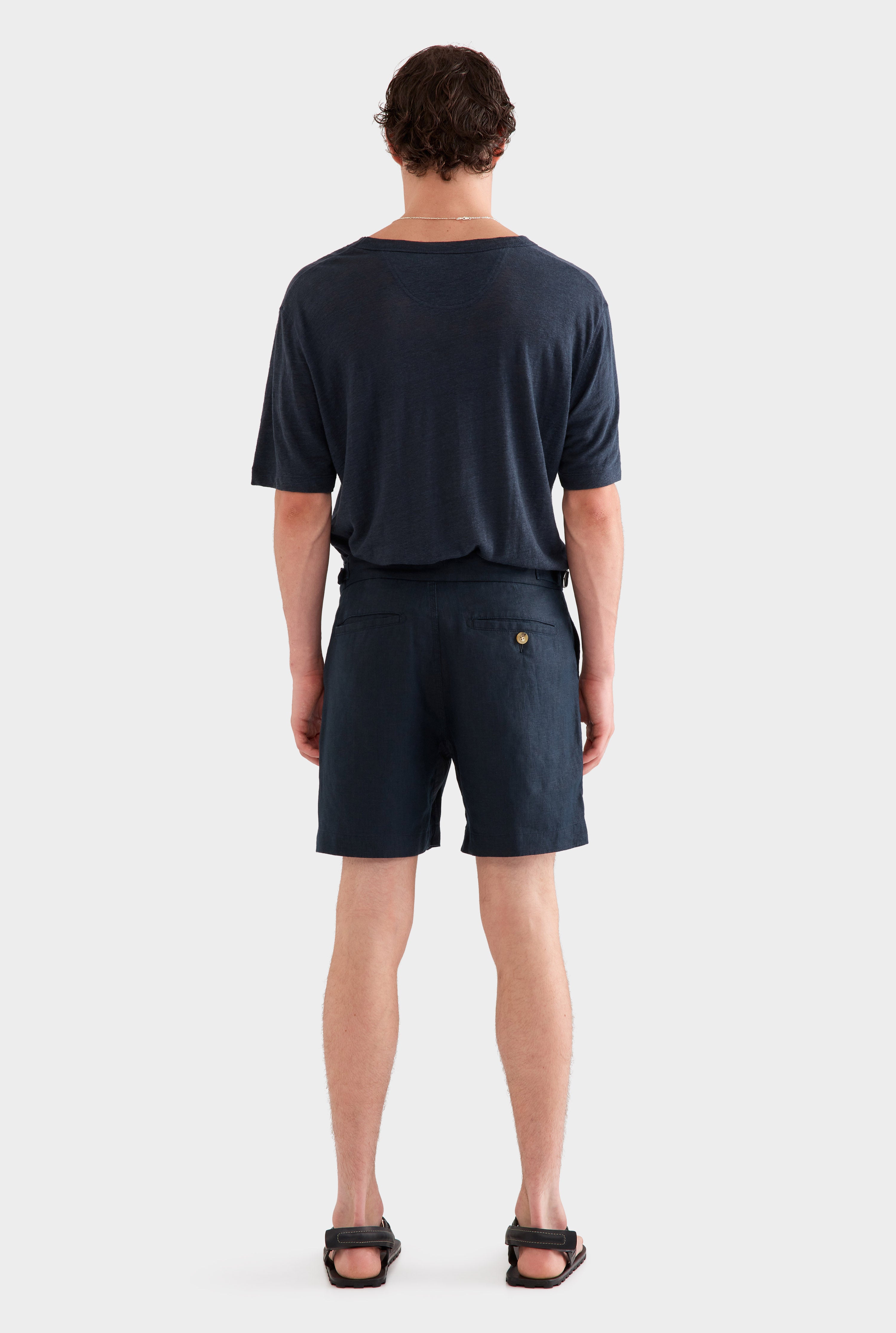 Side Tab Short - Navy