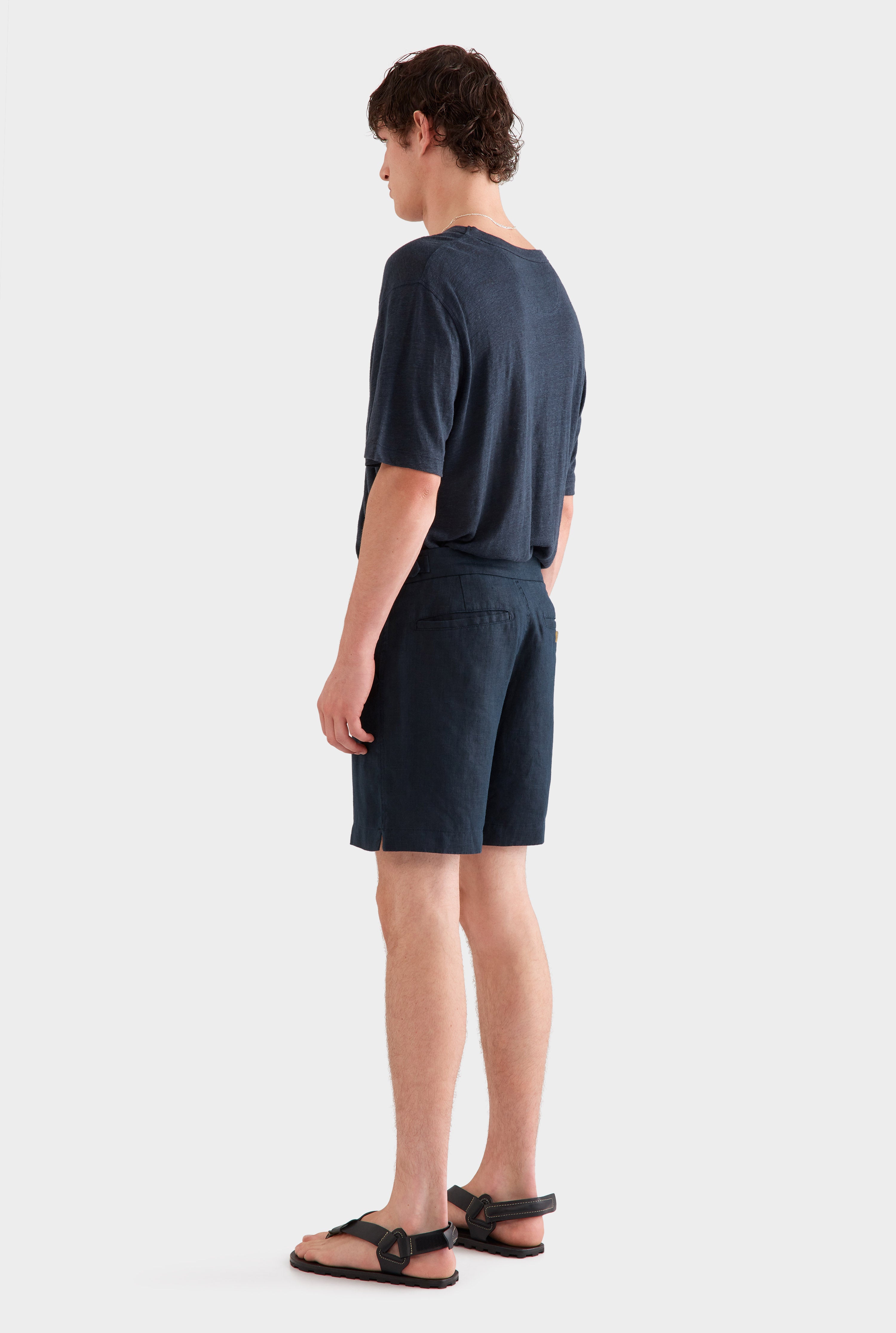 Side Tab Short - Navy