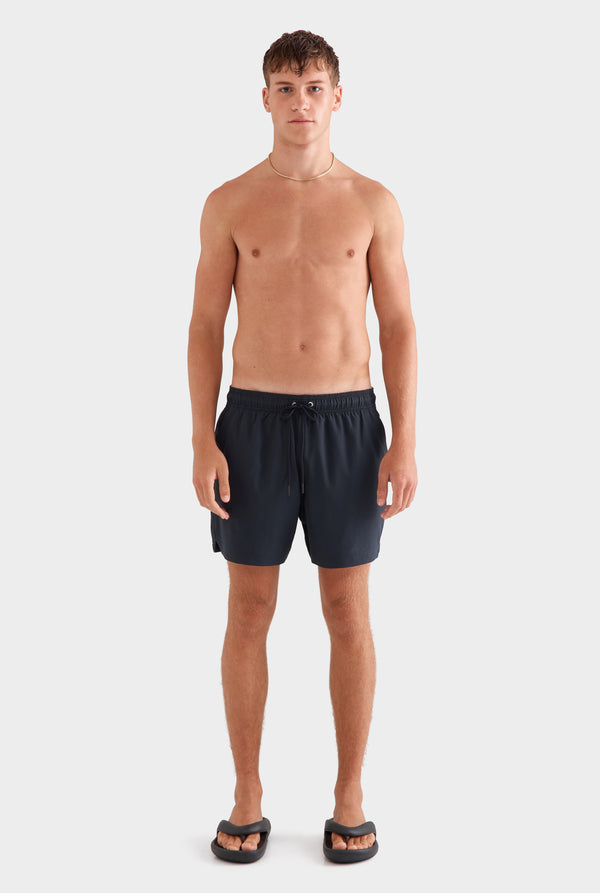 Solid Stretch Swim Short - Navy