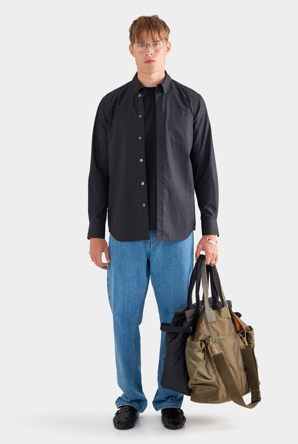 Classic Cotton Shirt - Black