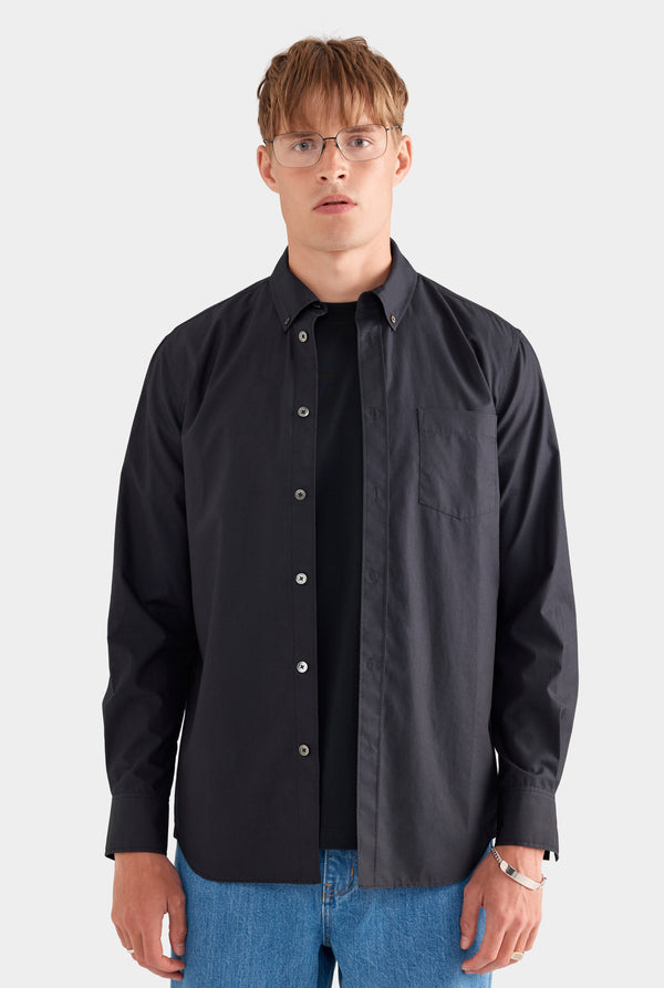 Classic Cotton Shirt - Black