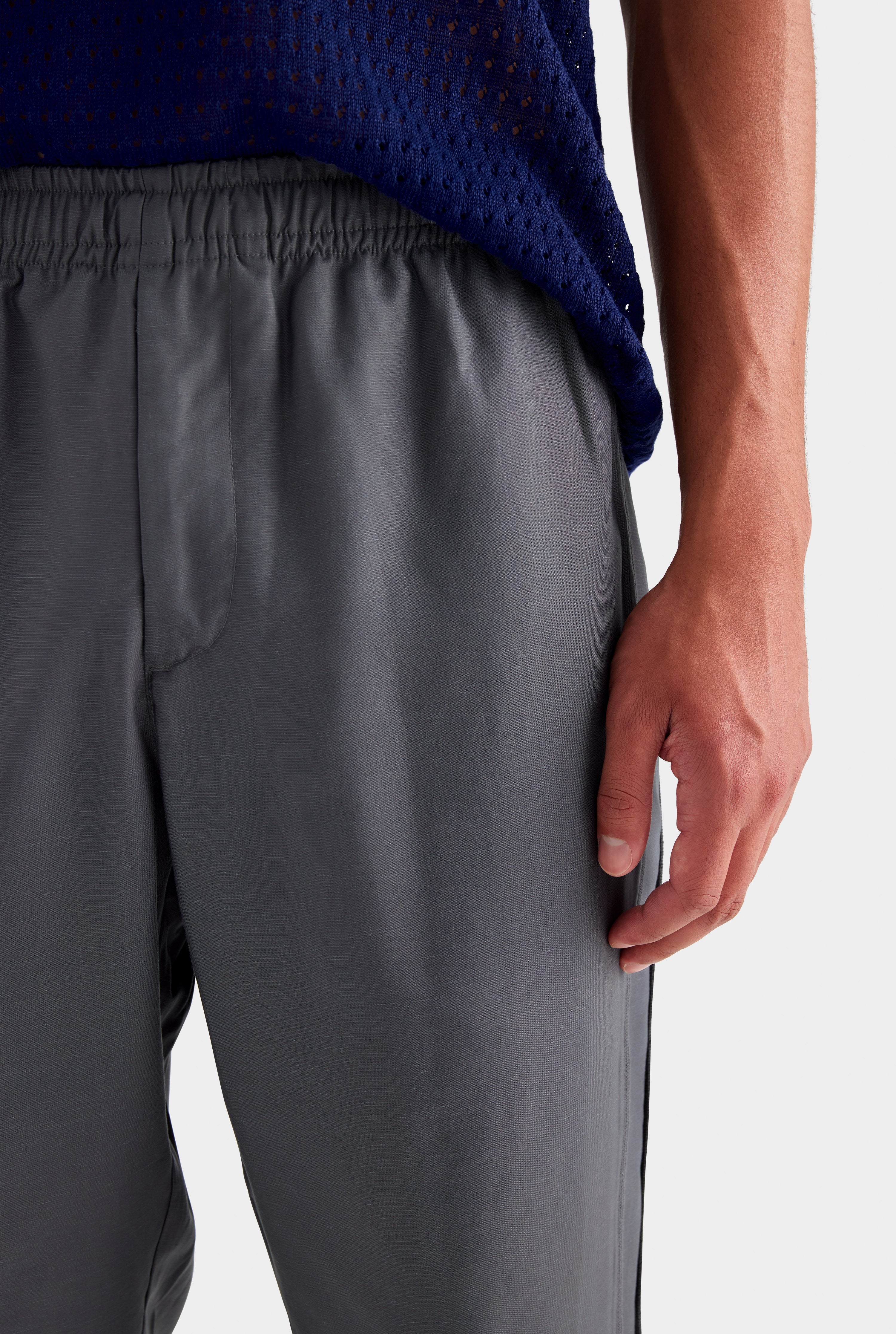 Tencel Lounge Chino - Charcoal