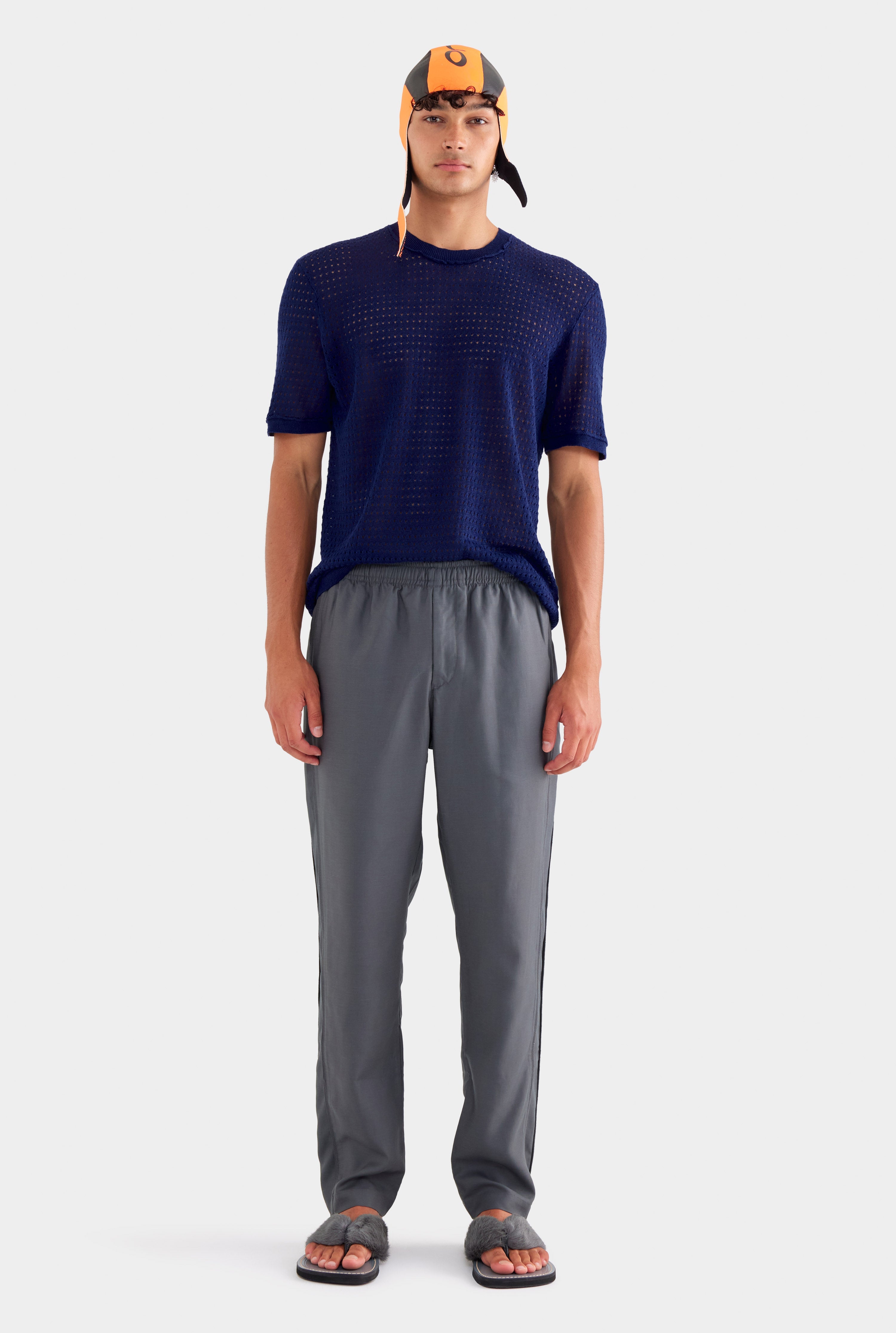 Tencel Lounge Chino - Charcoal