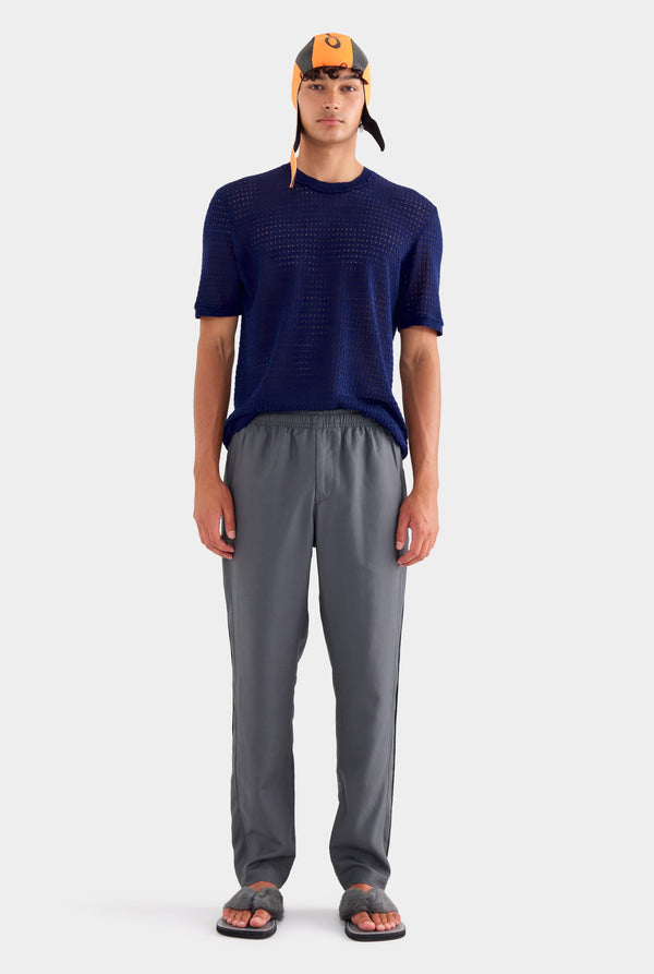 Tencel Lounge Chino - Charcoal