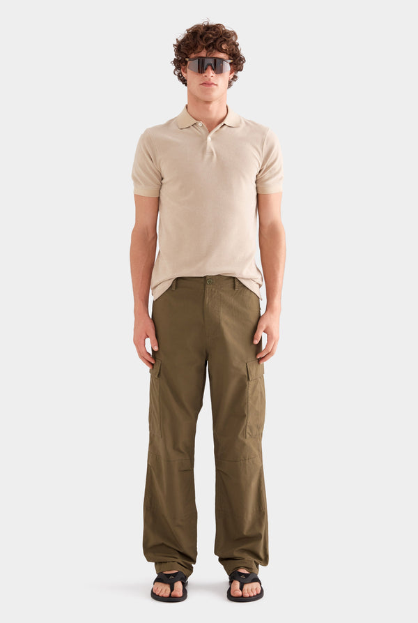 Ripstop Cotton Cargo Pant - Military Olive