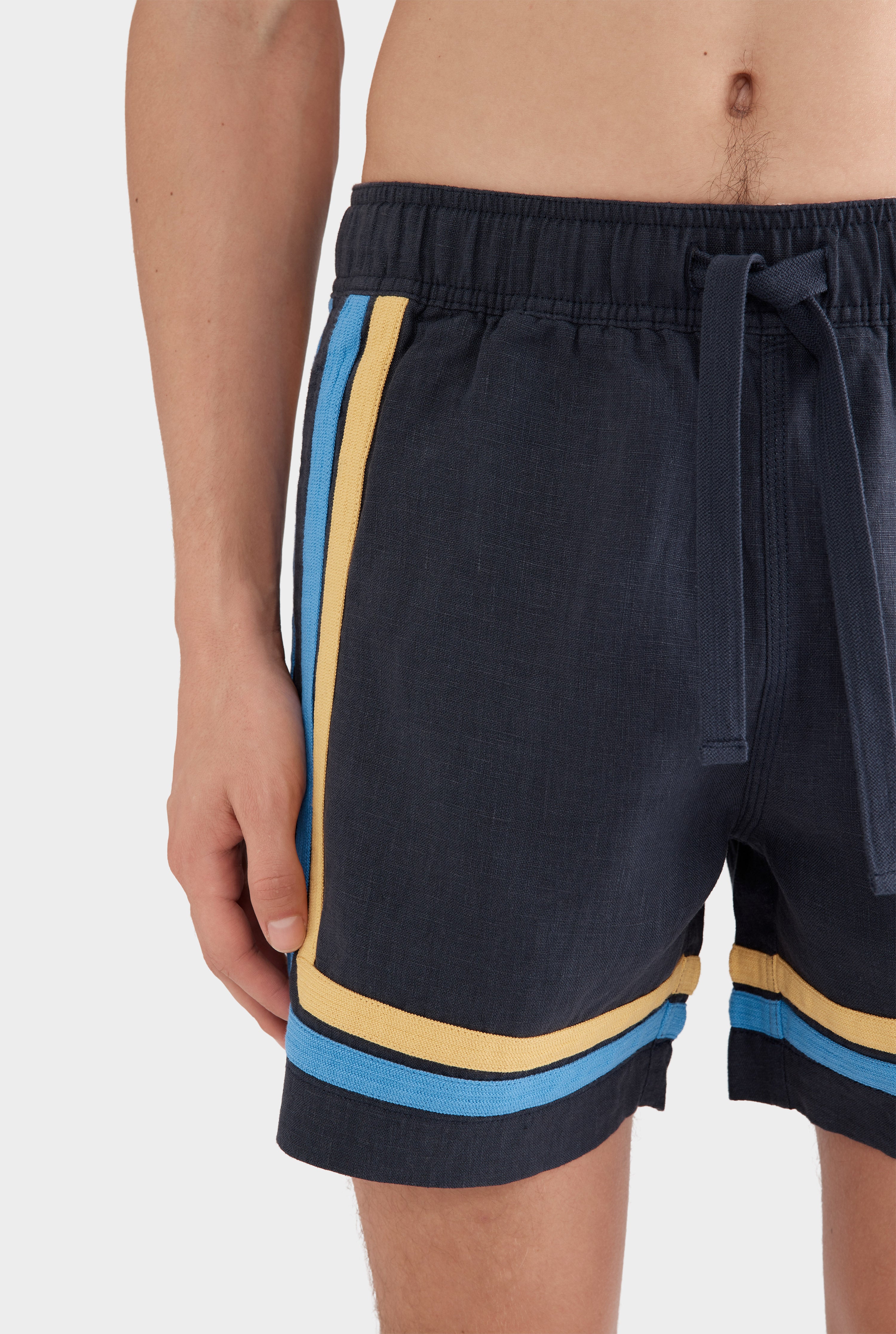 Crochet Border Lounge Short - Ink