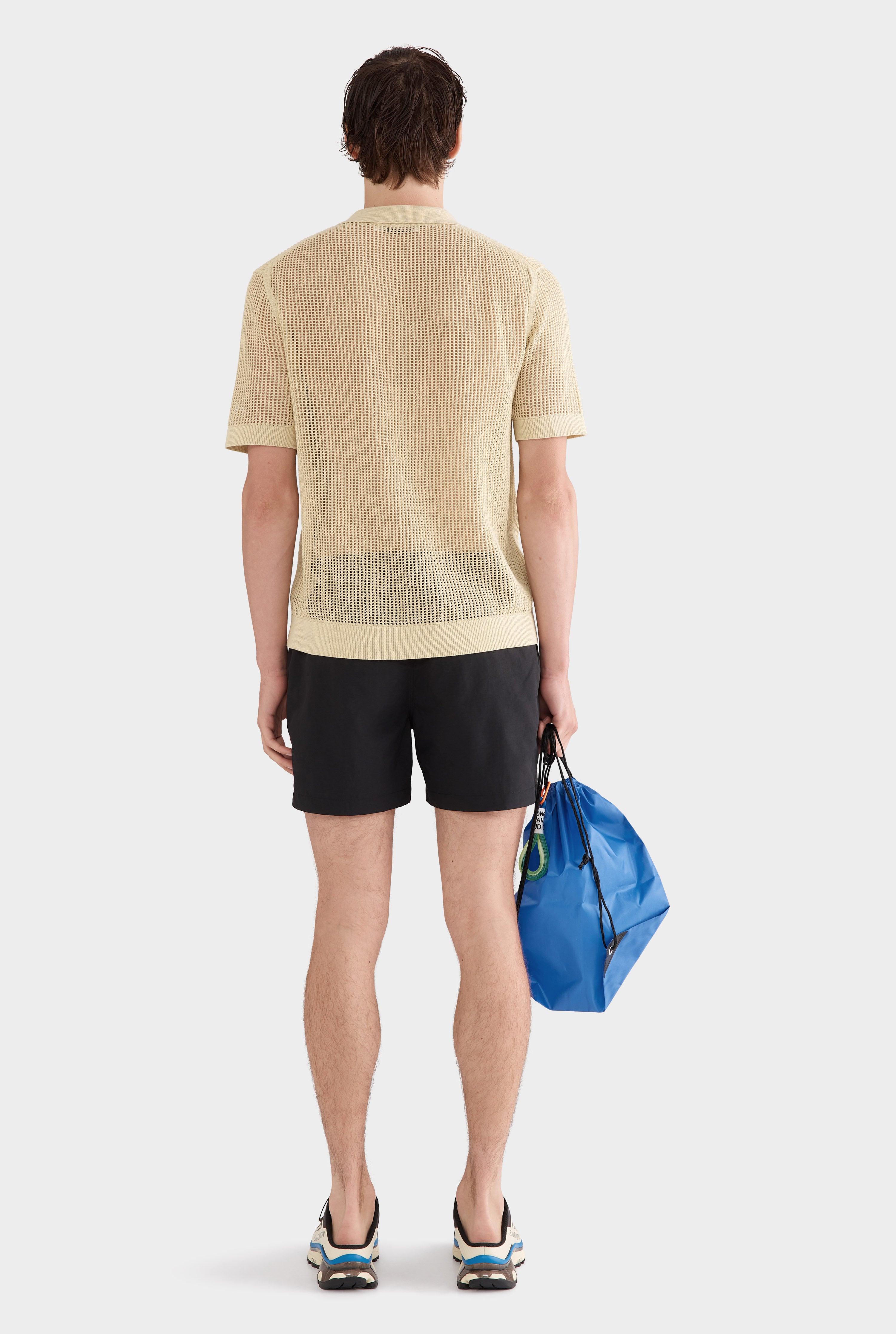 Double Layer Knit Shirt - Green Haze