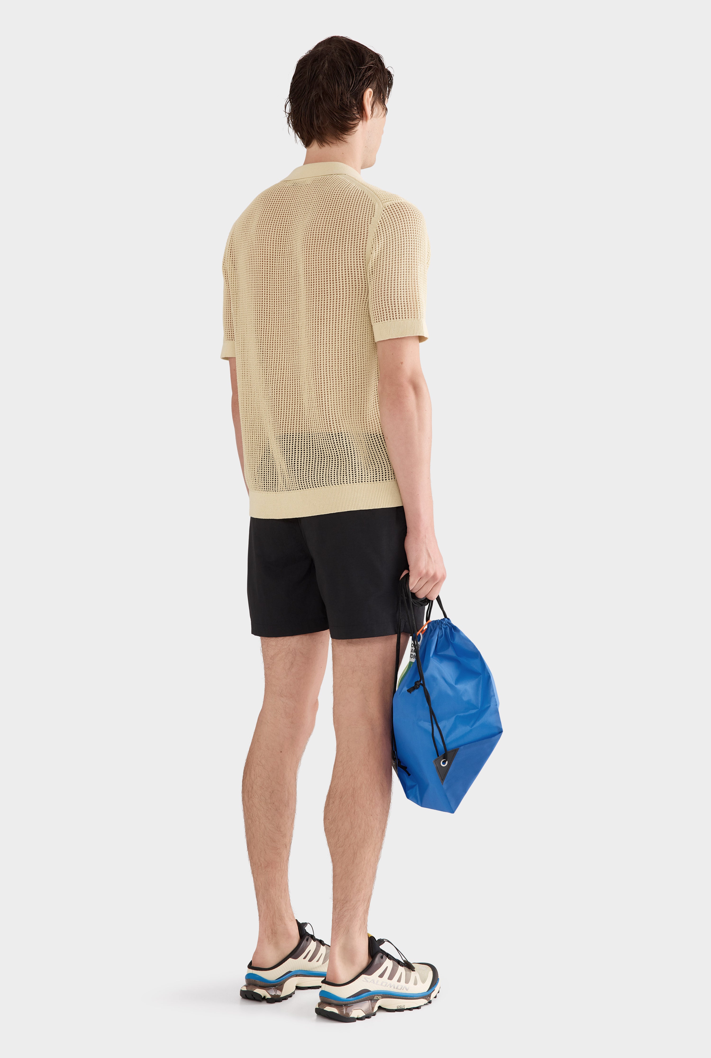 Double Layer Knit Shirt - Green Haze