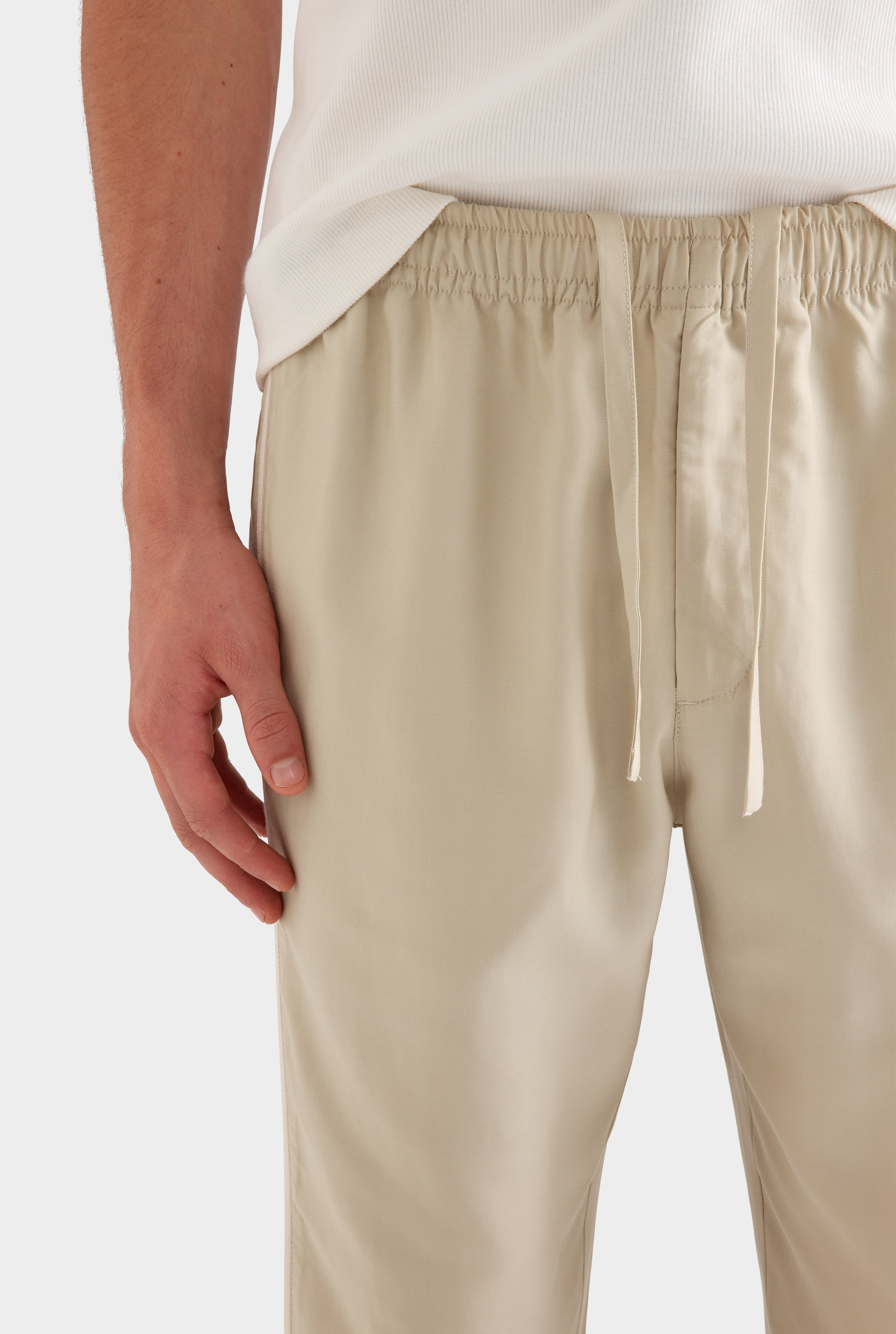 Tencel Lounge Chino - Pistachio Shell/Natural Tape