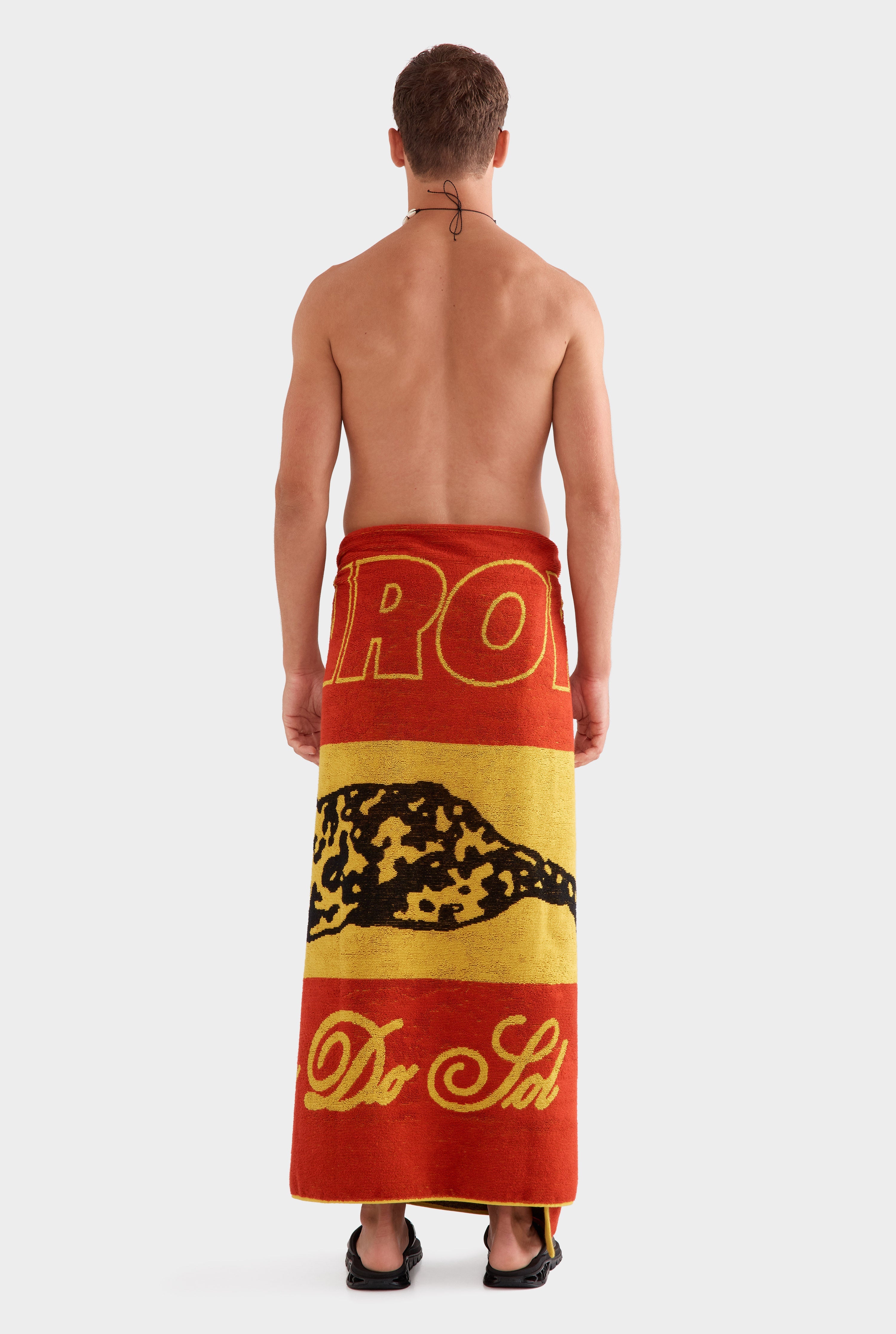 Venroy Rio Beach Towel - Red/Yellow Beijo Do Sol