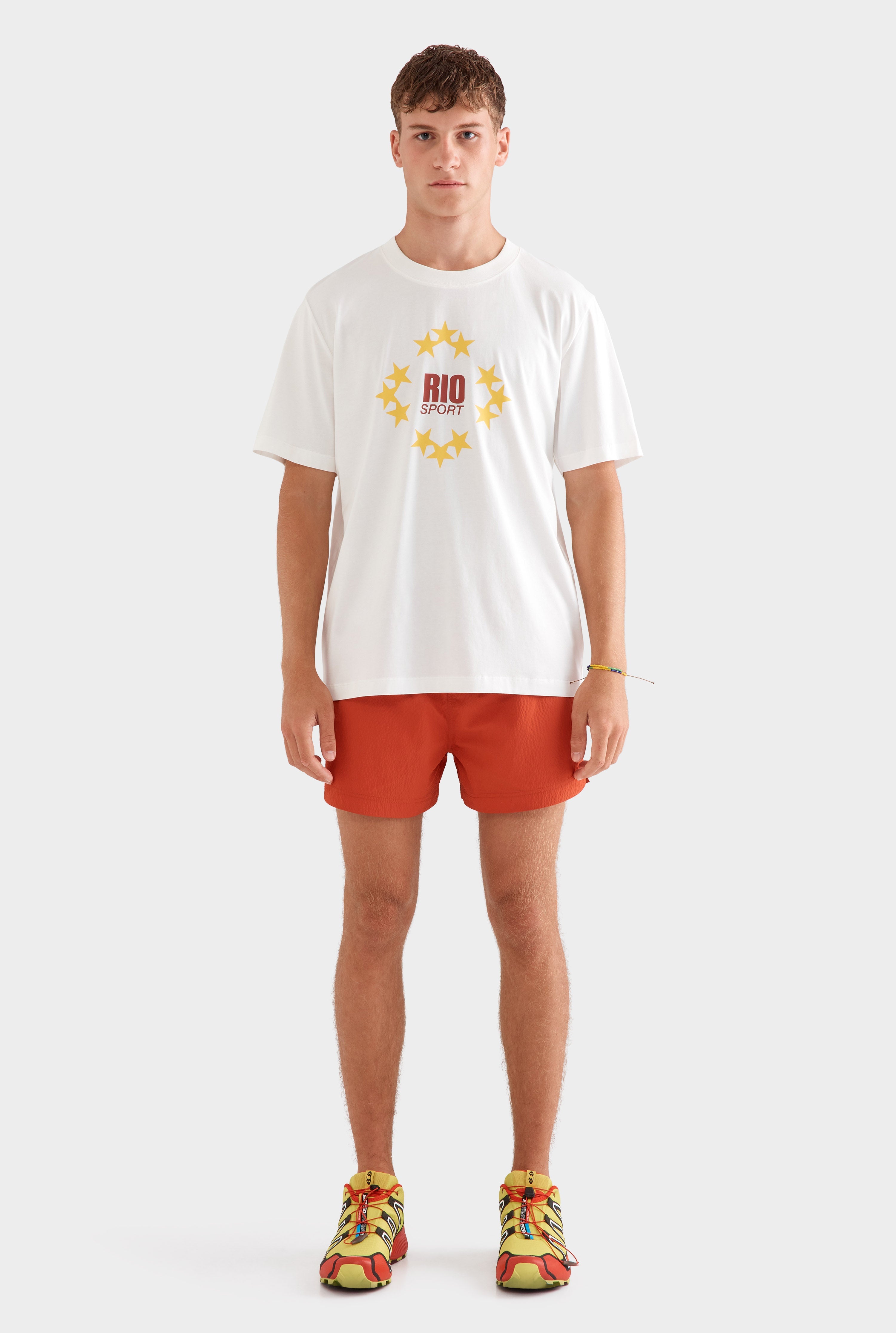 Venroy Rio Logo T-Shirt - Off White
