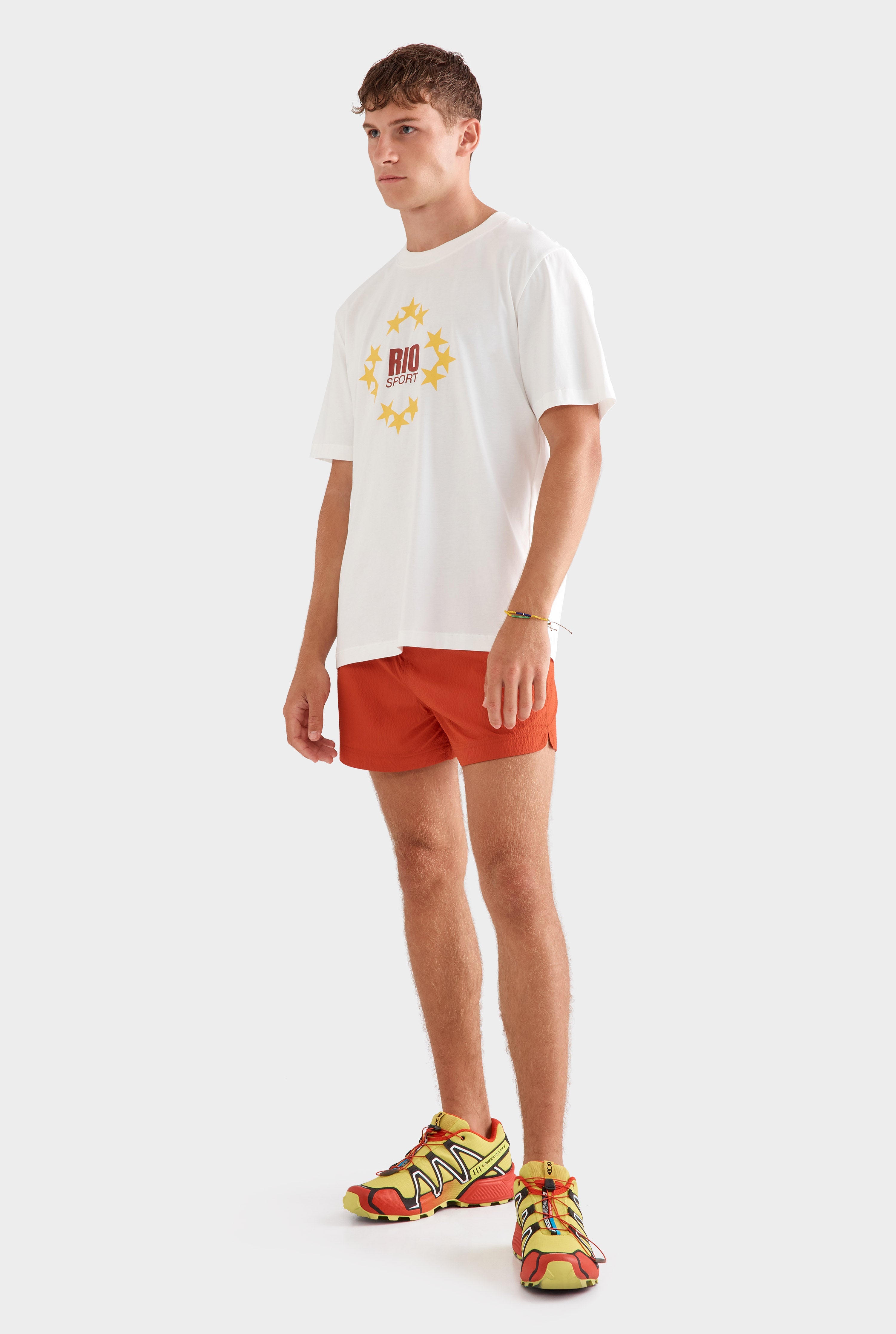 Venroy Rio Logo T-Shirt - Off White