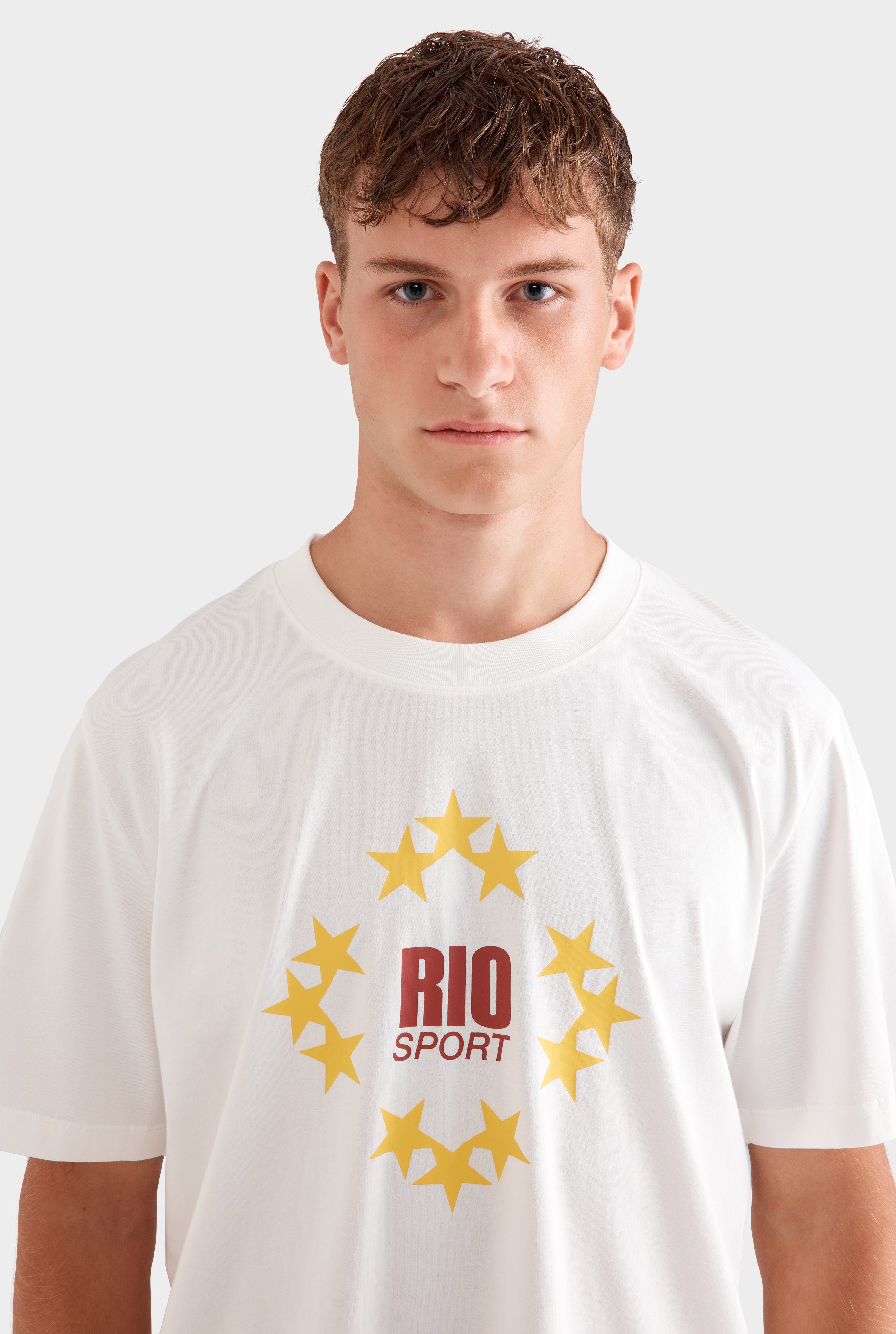Venroy Rio Logo T-Shirt - Off White