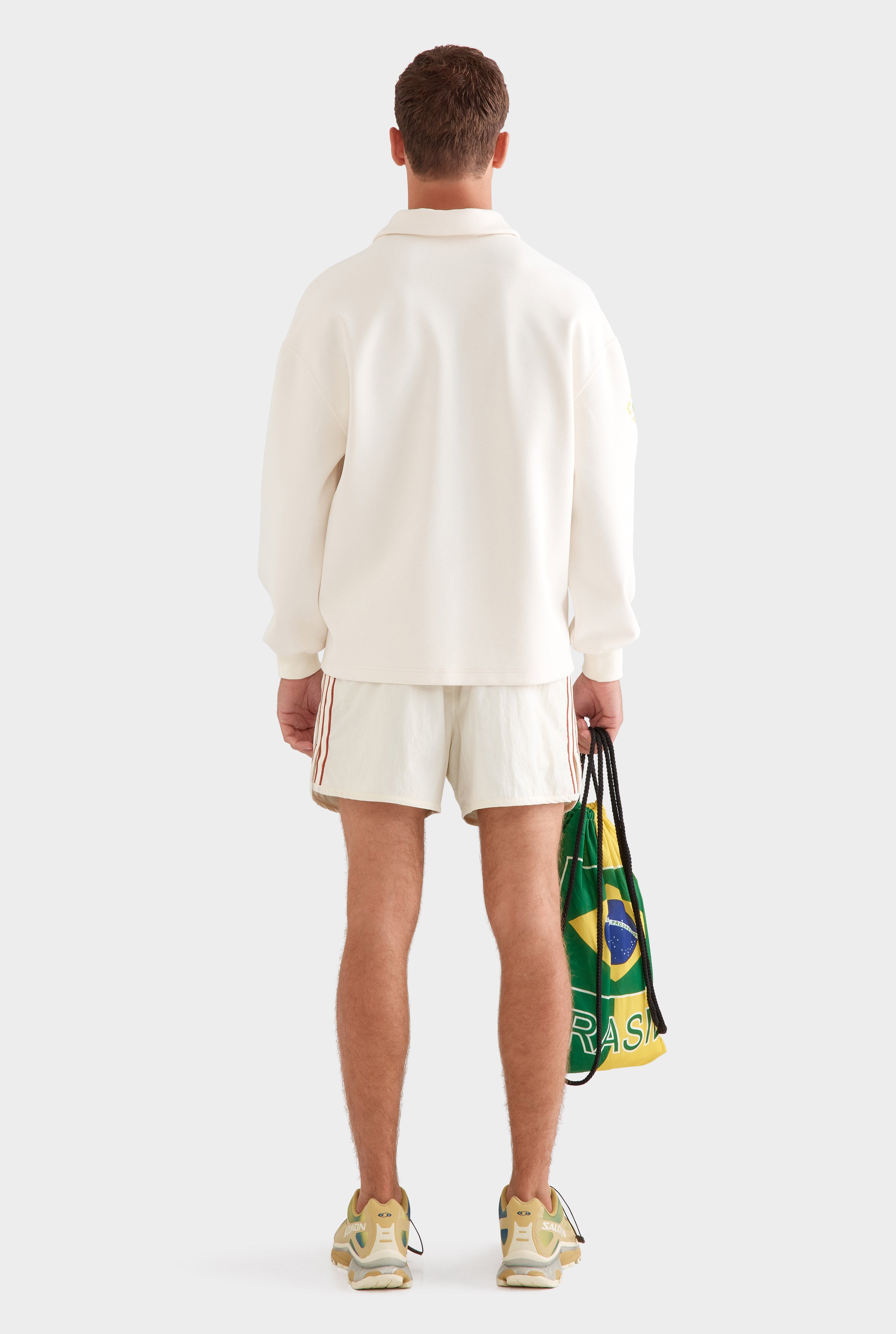 Venroy Rio Tencel Cotton Polo - Cream