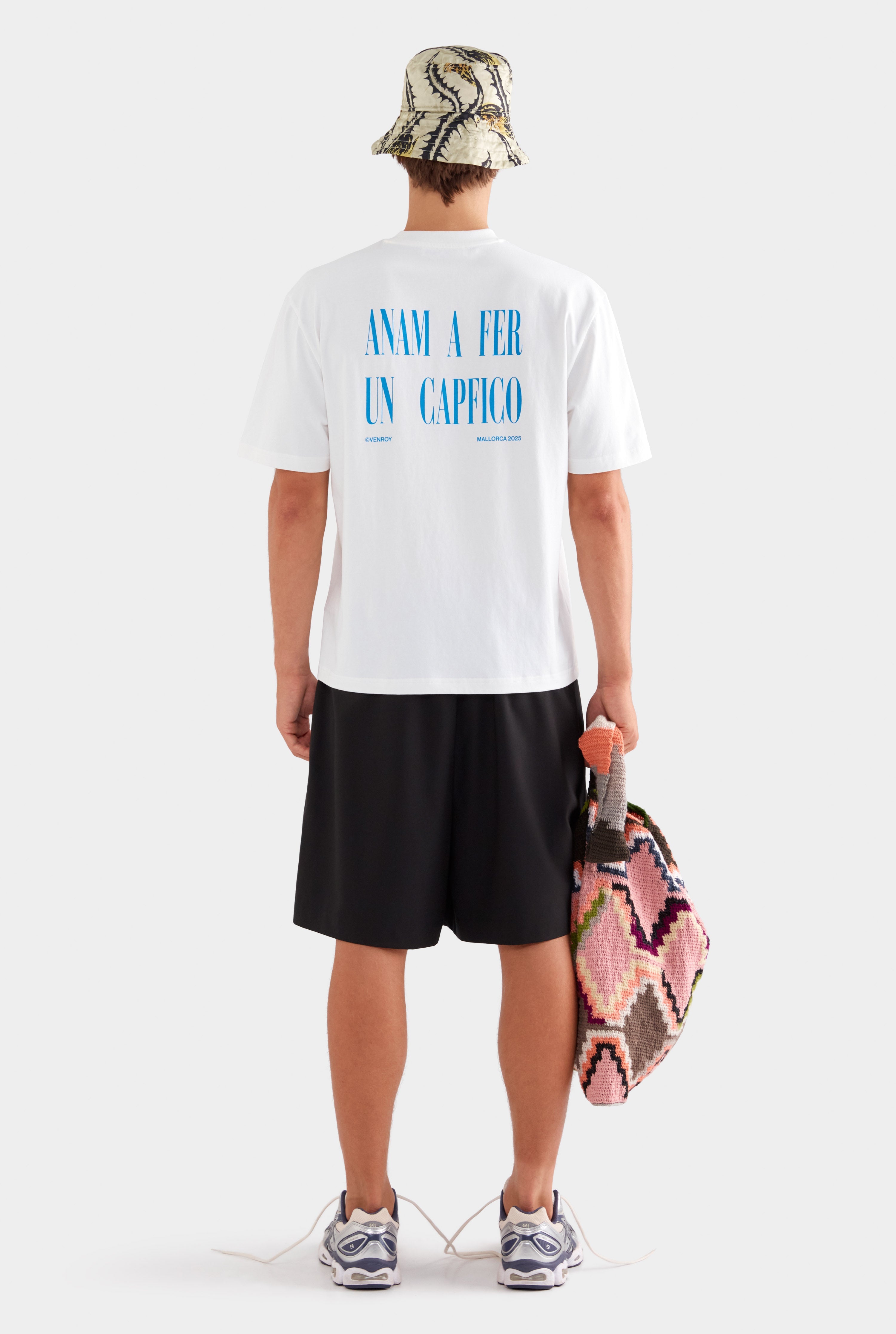 Venroy Mallorca Logo T Shirt - Off White