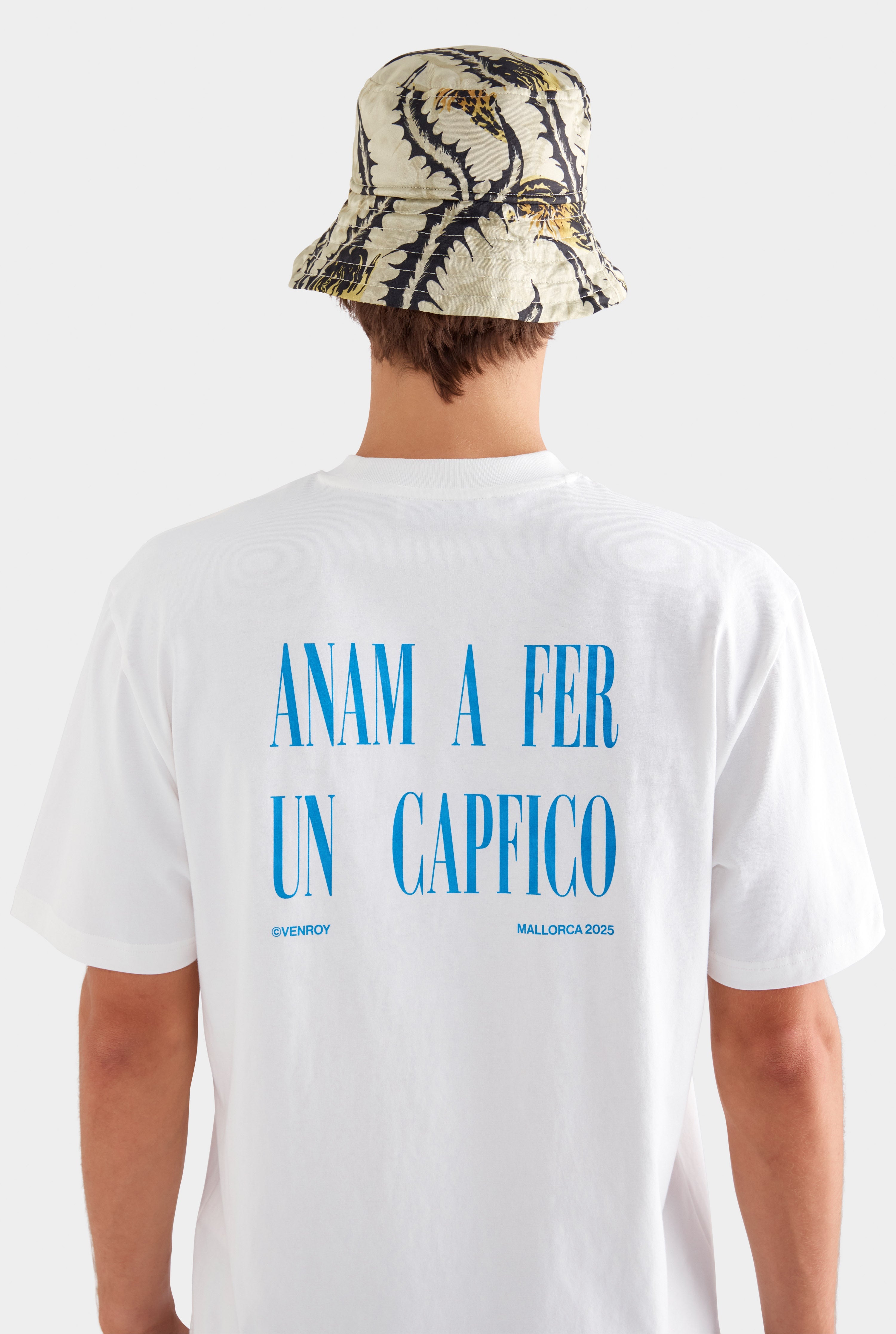 Venroy Mallorca Logo T Shirt - Off White