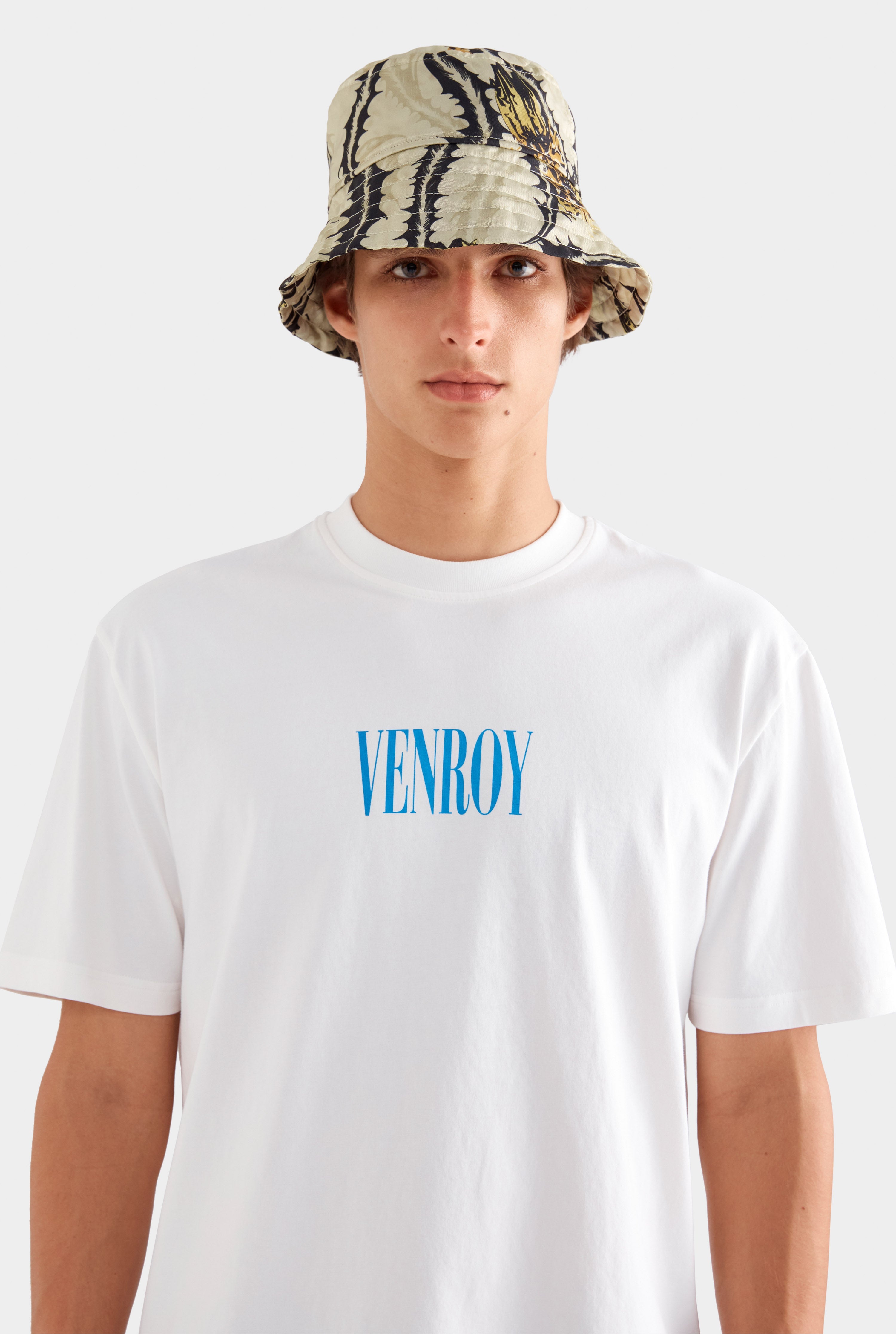 Venroy Mallorca Logo T Shirt - Off White