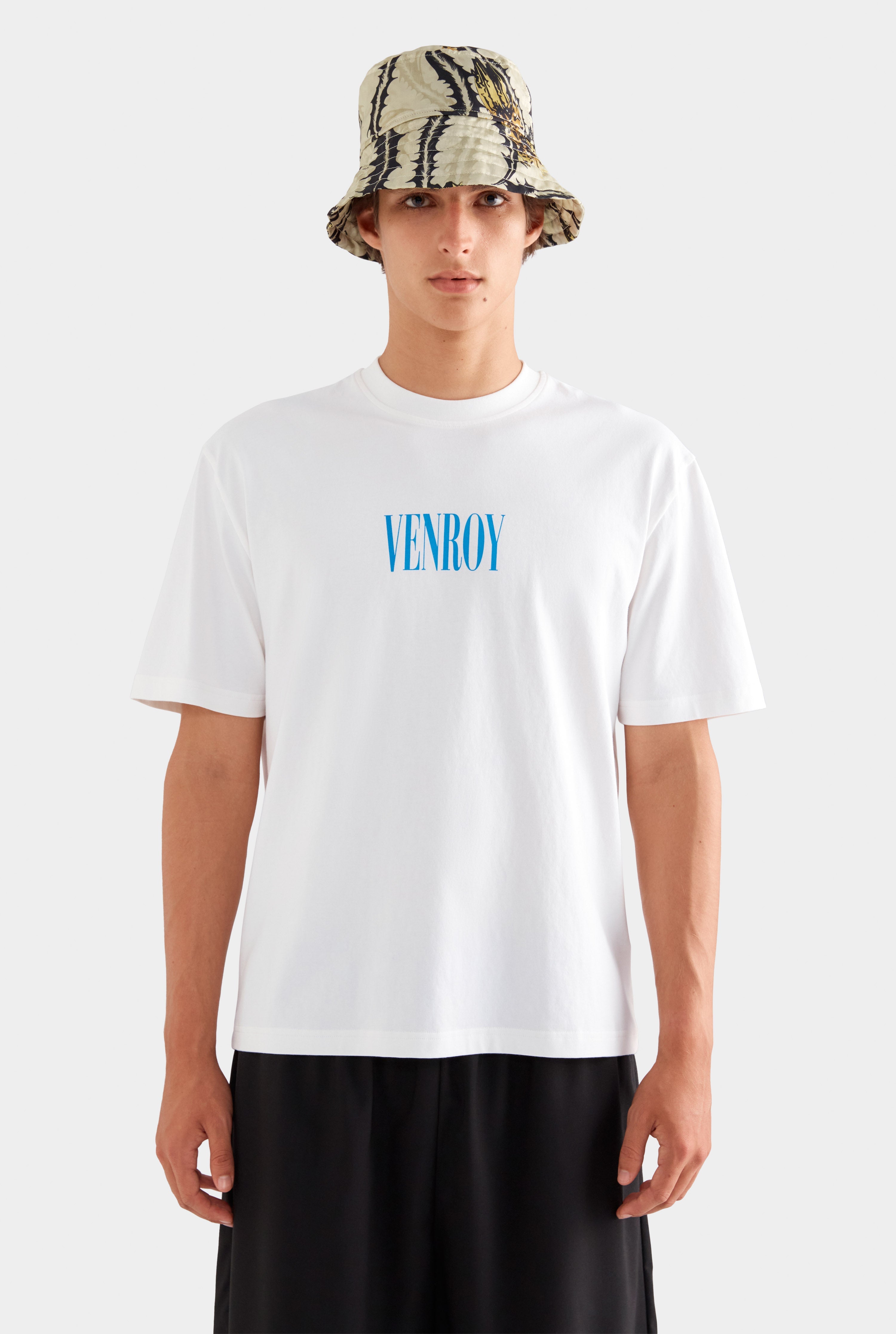 Venroy Mallorca Logo T Shirt - Off White