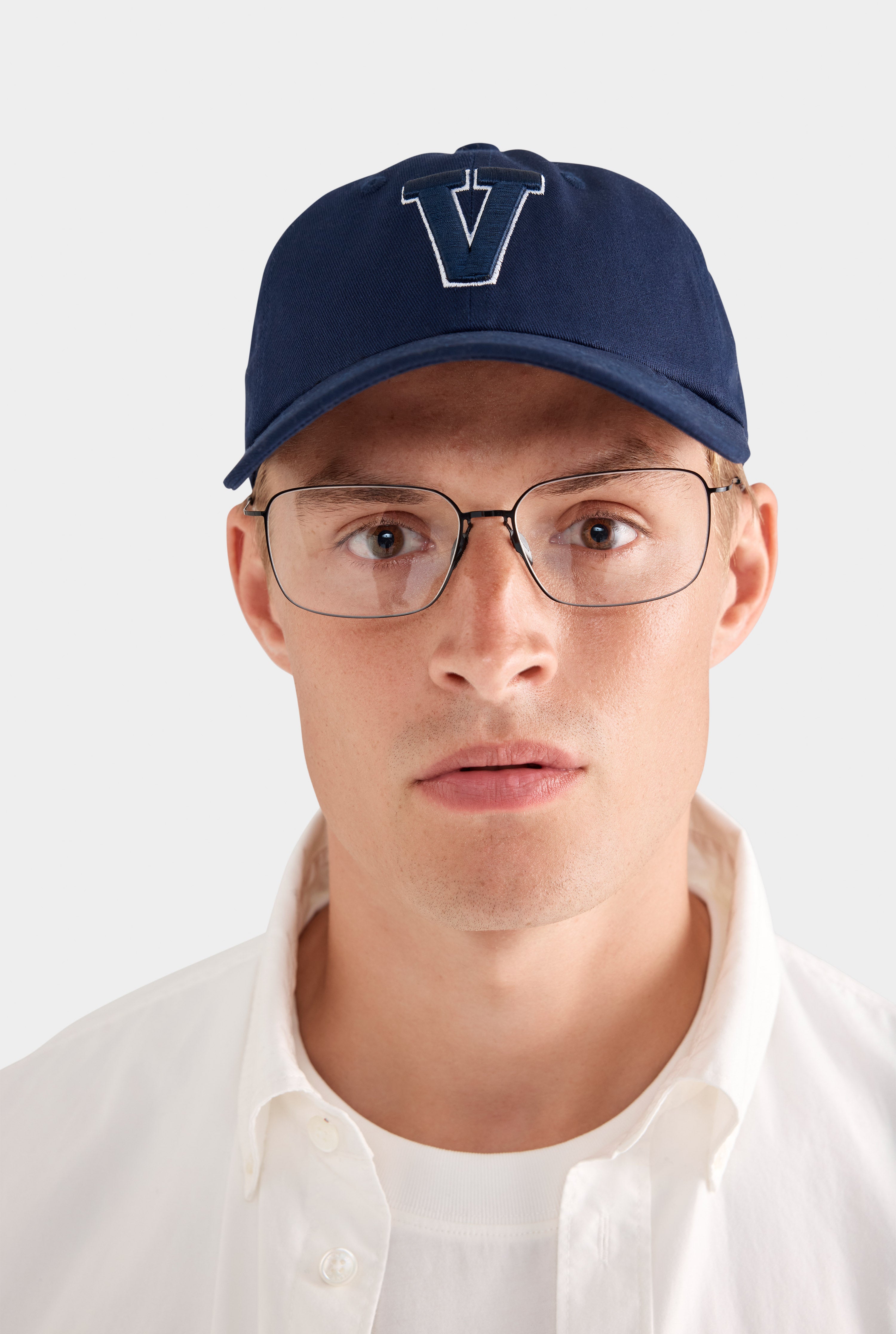 Venroy Varsity Cotton Logo Cap - Black