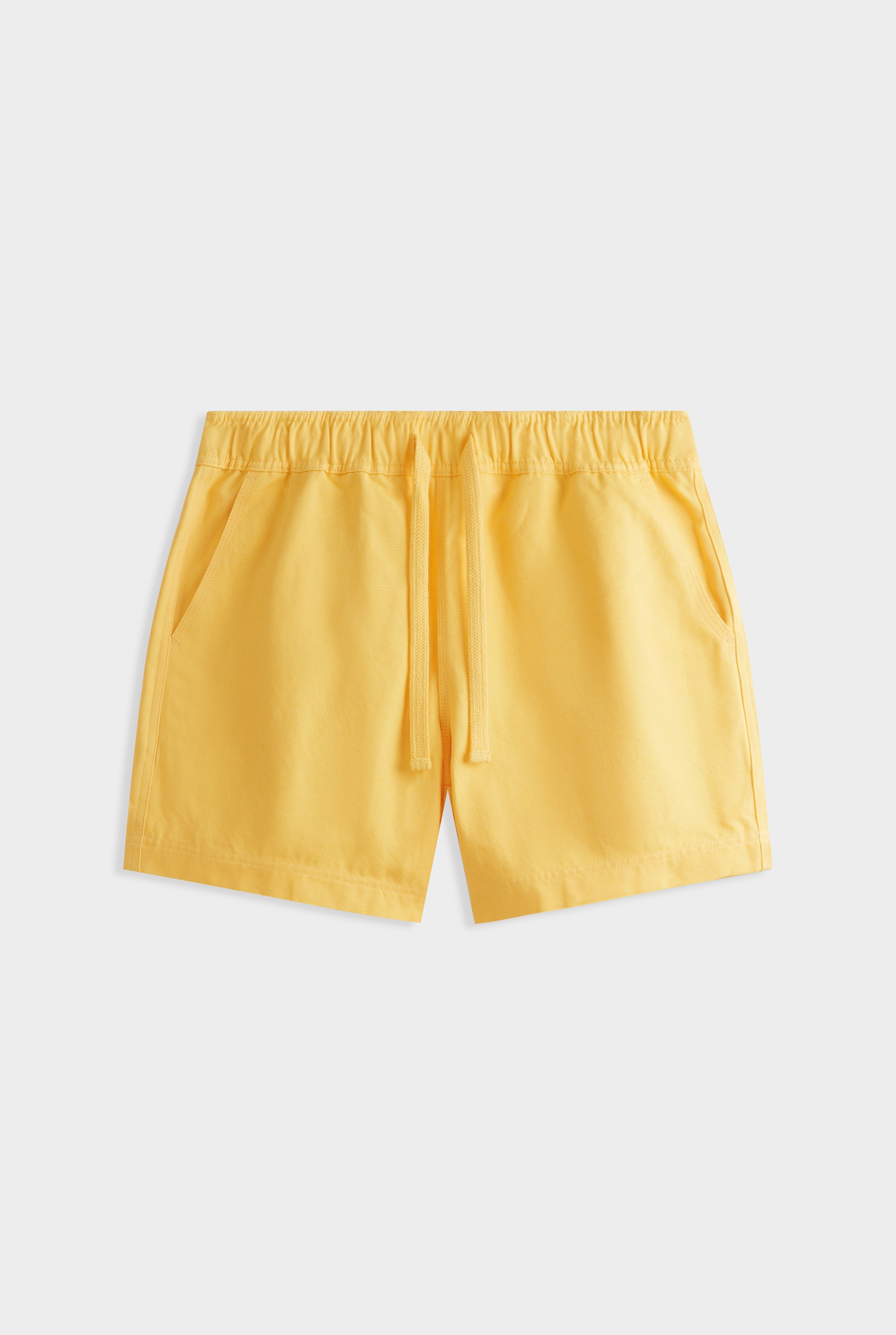 Cotton Linen Lounge Short - Amber Yellow