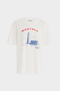 Montauk Logo T-Shirt - Off White