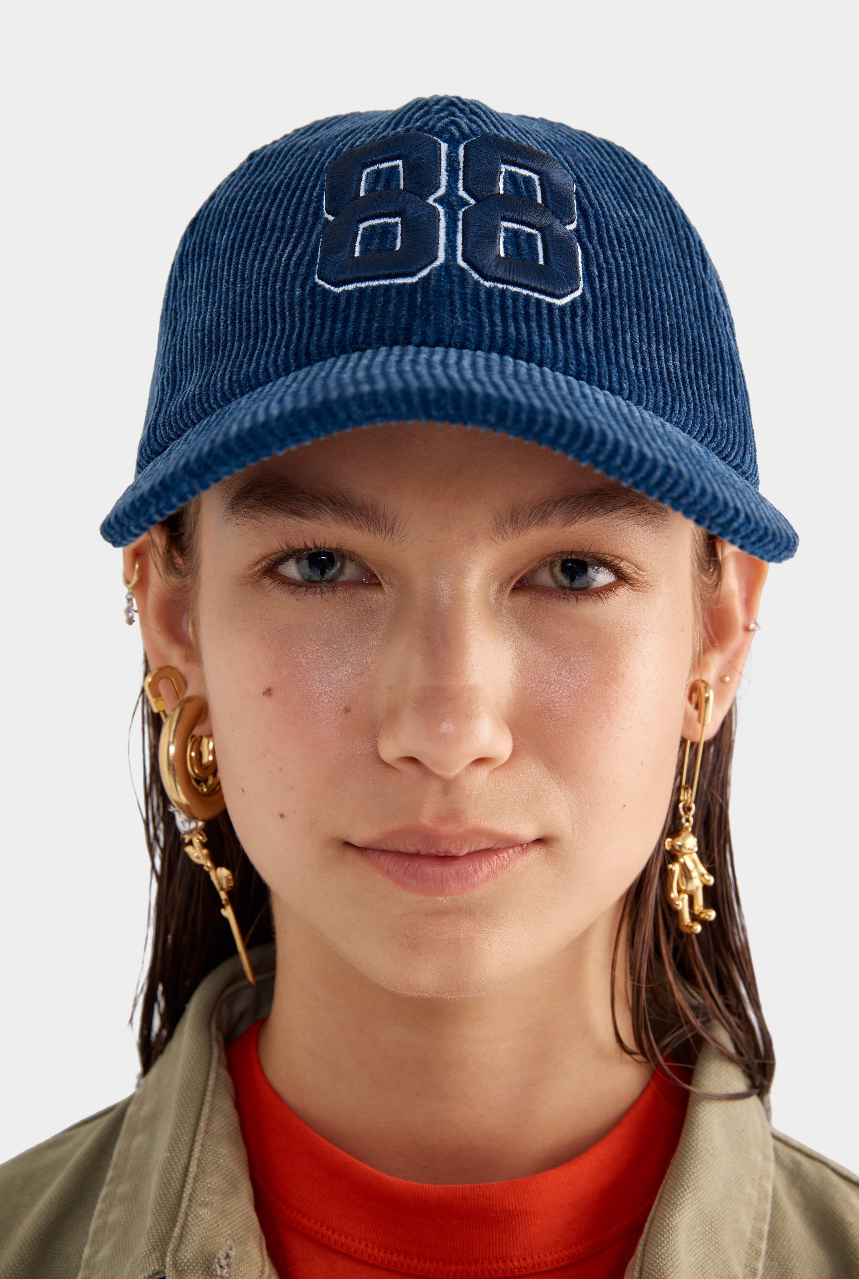 Hawaii 88 Corduroy Cap - Washed Navy