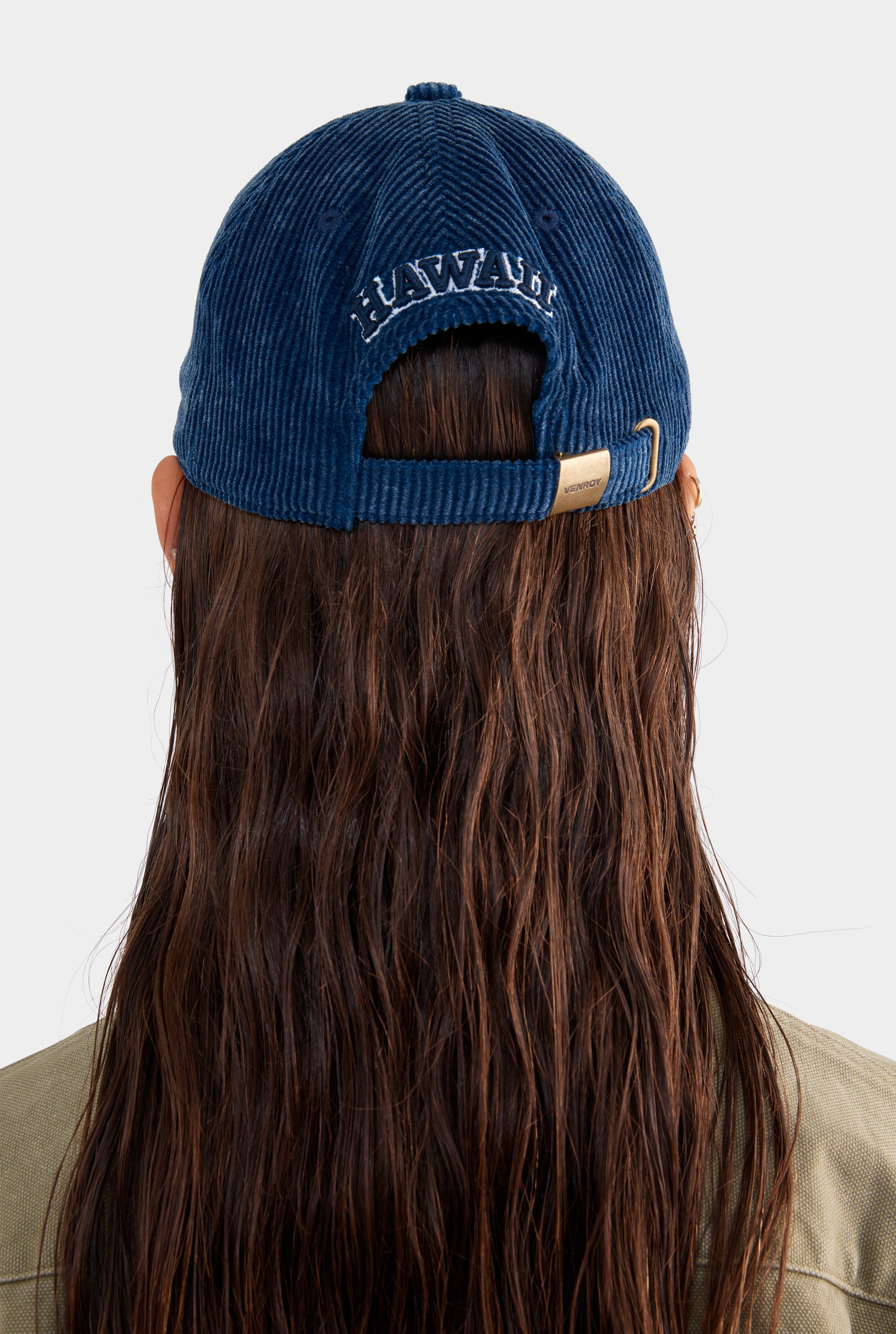 Hawaii 88 Corduroy Cap - Washed Navy