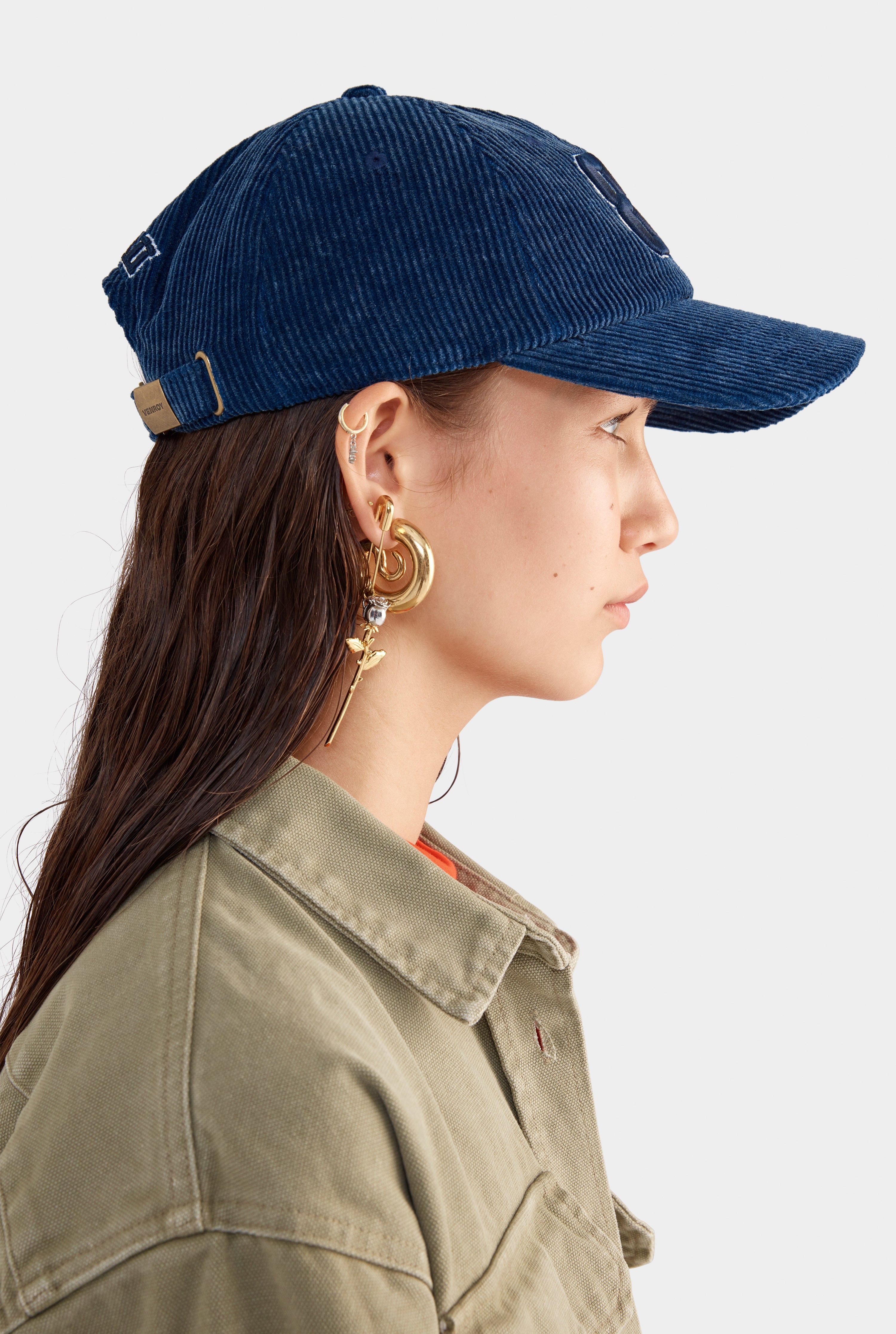 Hawaii 88 Corduroy Cap - Washed Navy