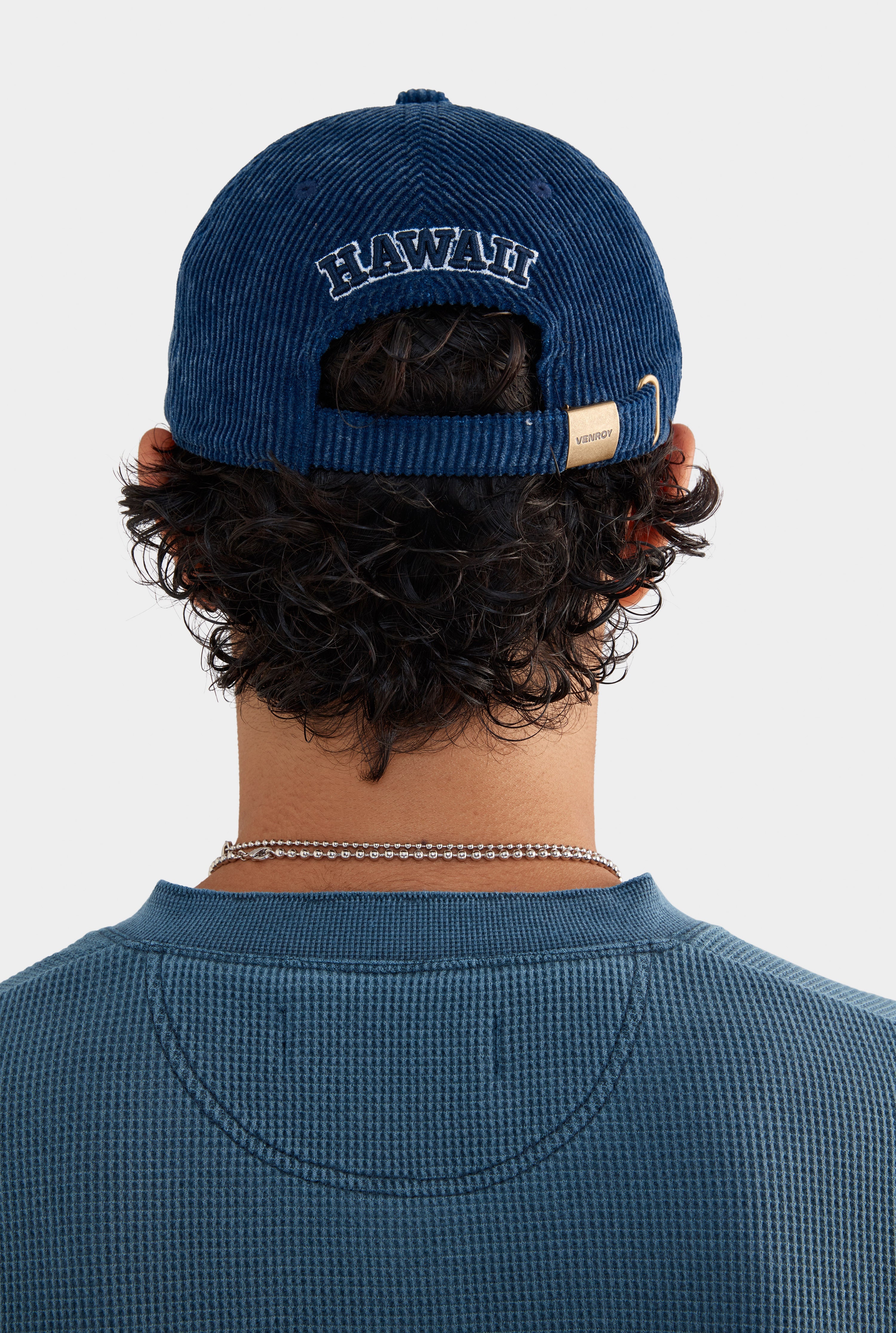 Hawaii 88 Corduroy Cap - Washed Navy