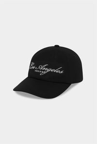 Los Angeles Cotton Logo Cap - Black