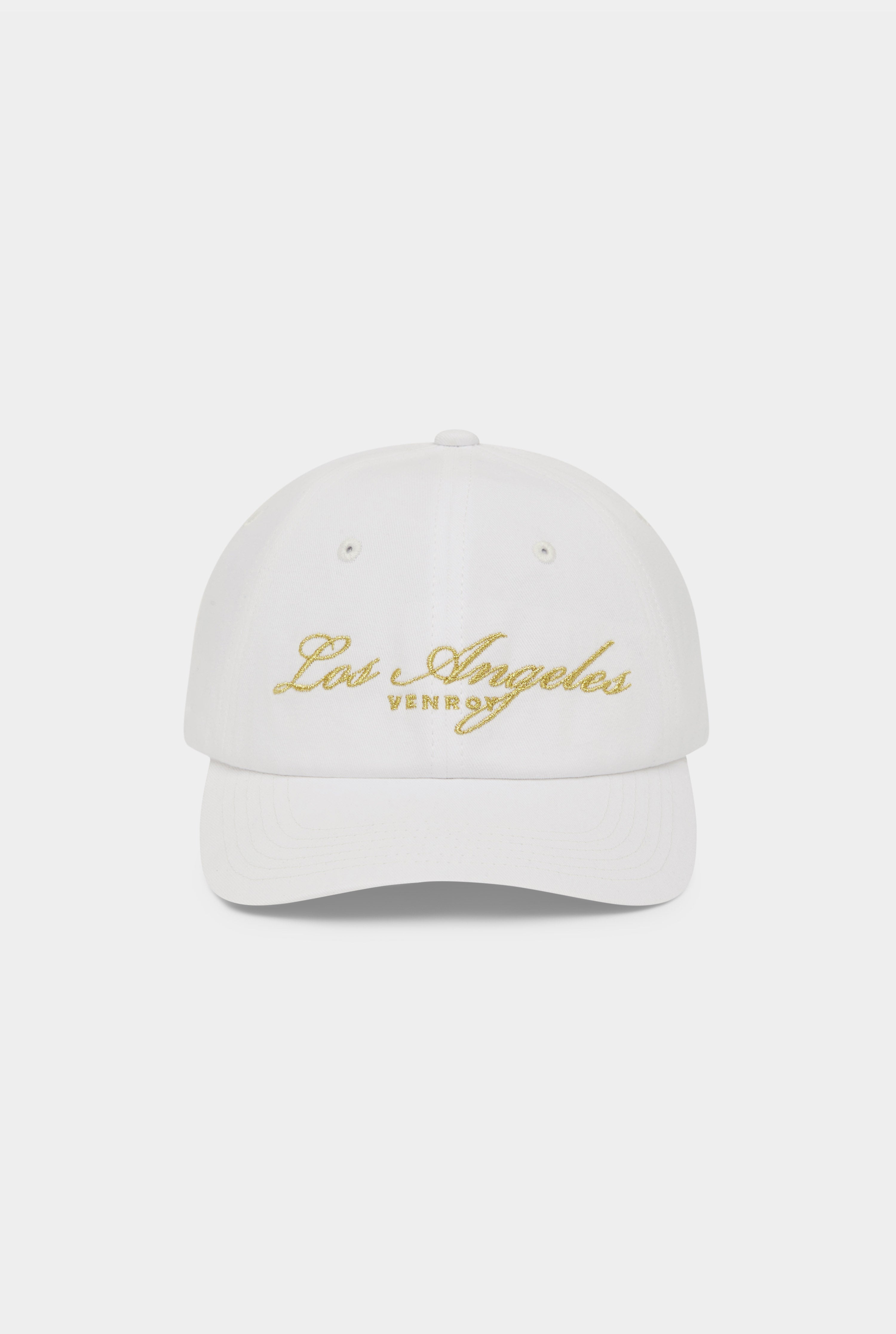 Los Angeles Cotton Logo Cap - White