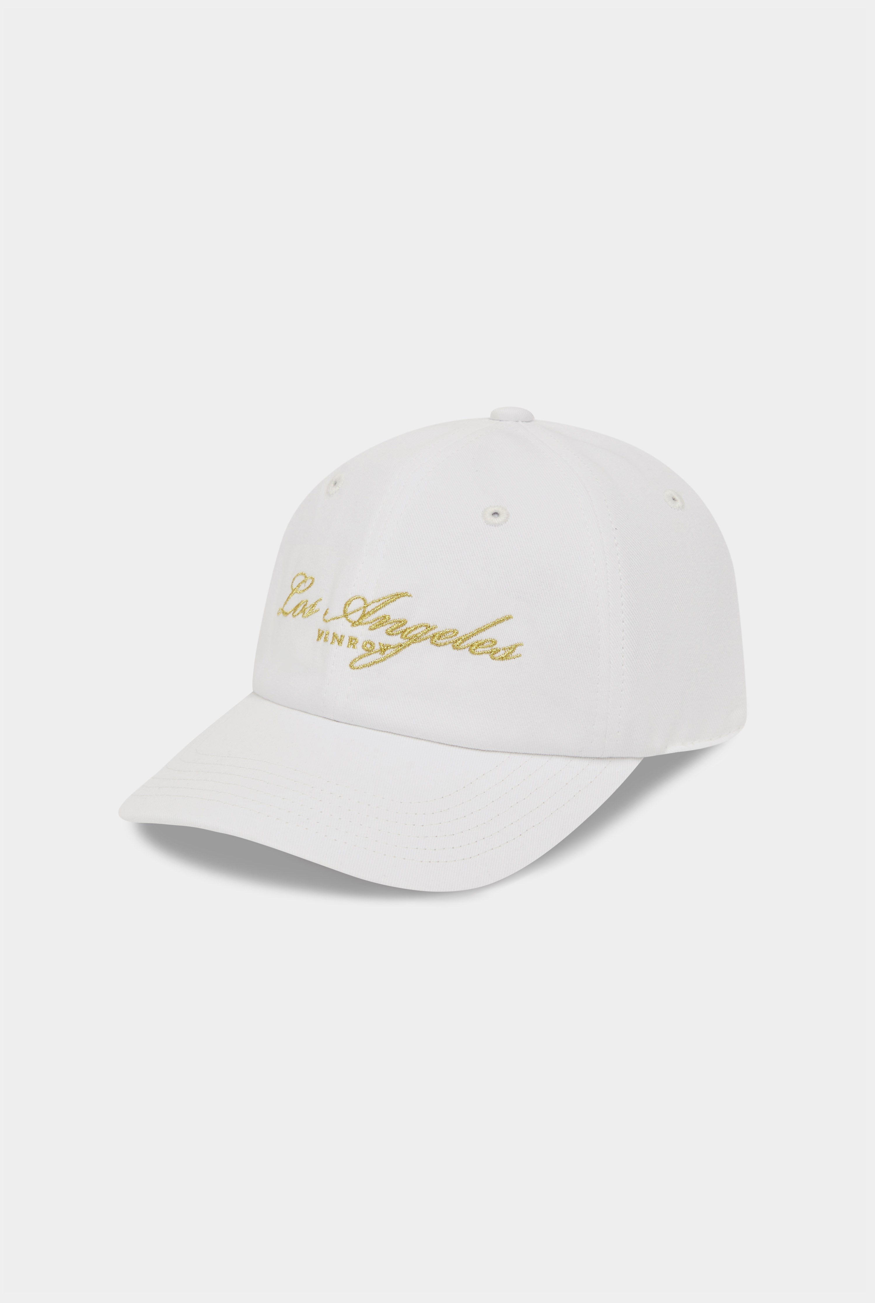 Los Angeles Cotton Logo Cap - White