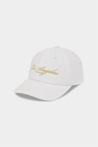 Los Angeles Cotton Logo Cap - White
