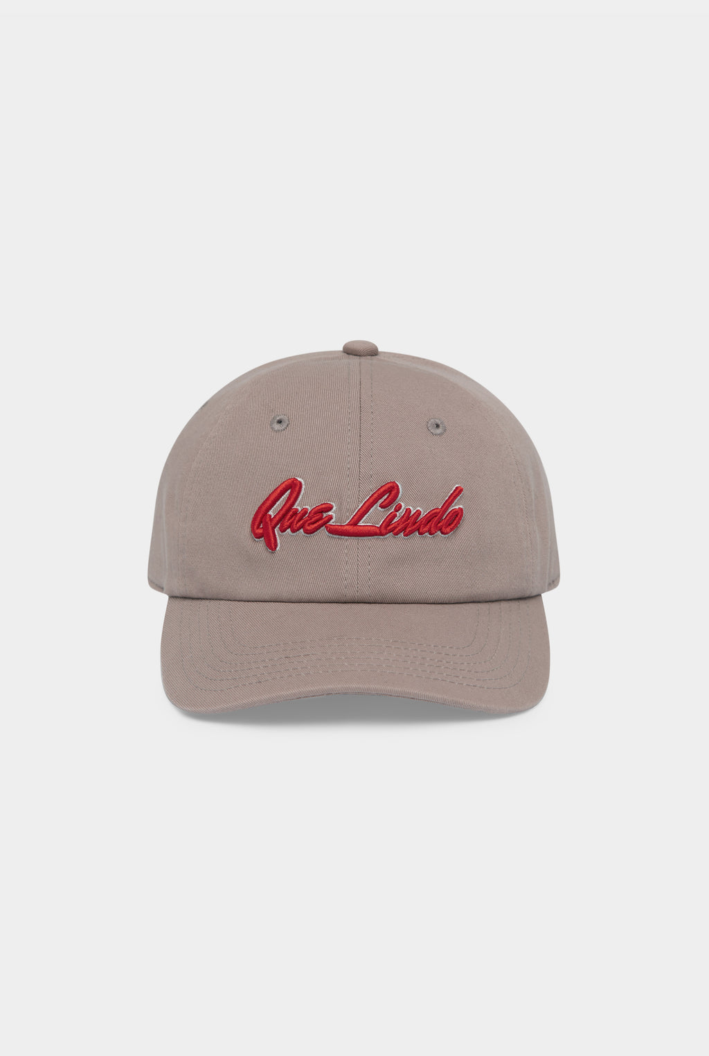 Que Lindo Cotton Logo Cap - Lilac/Red