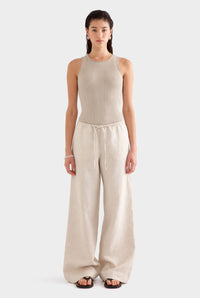 Wide Leg Pant 2.0 - Sand