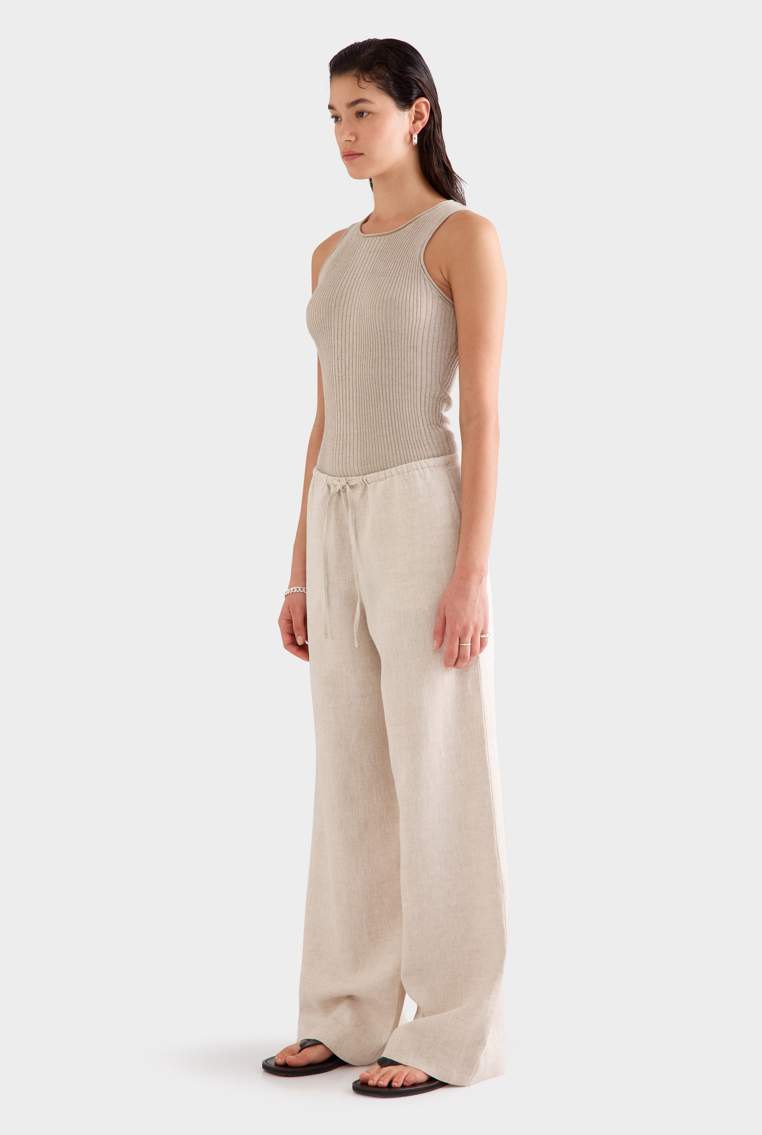 Wide Leg Pant 2.0 - Sand