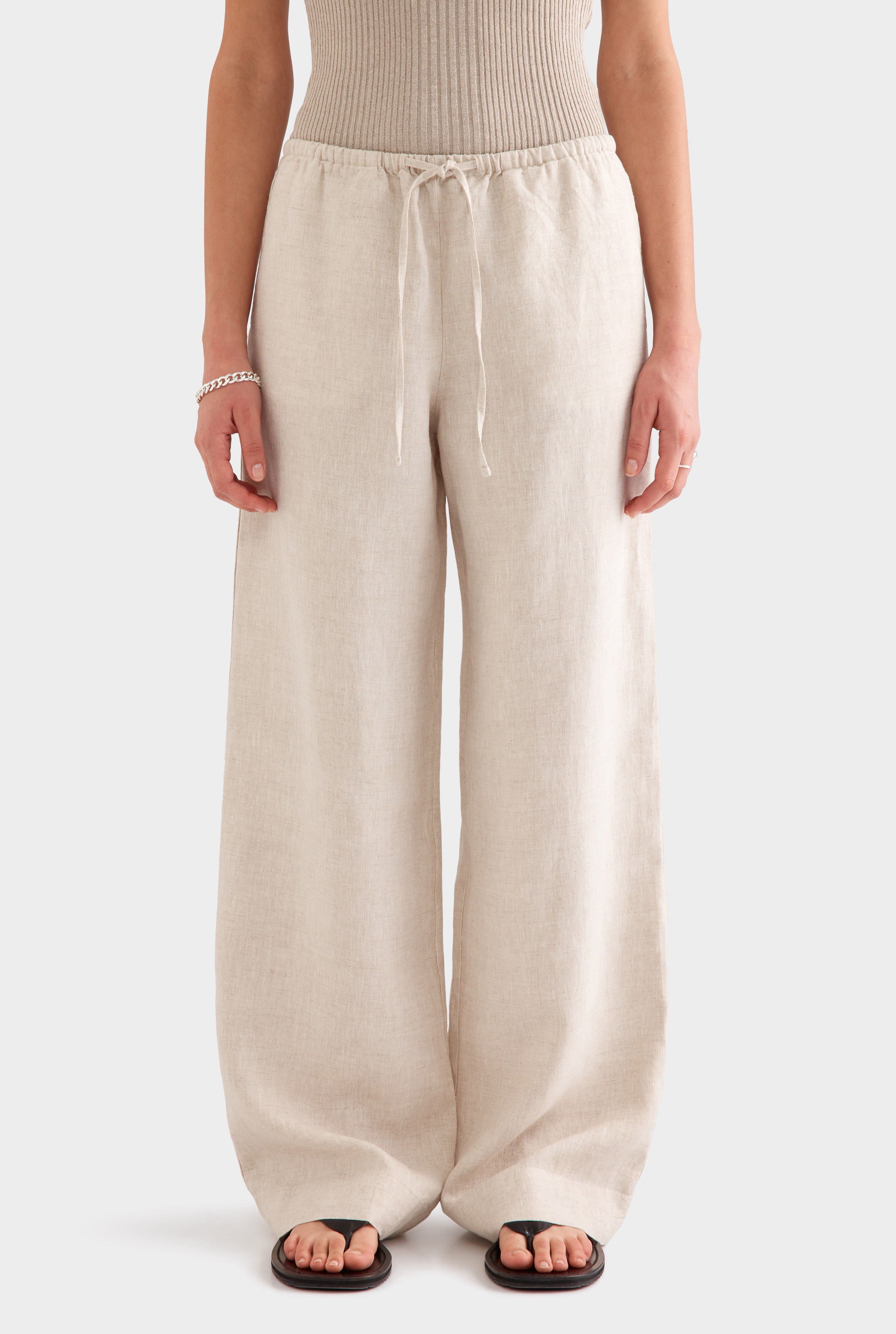 Wide Leg Pant 2.0 - Sand