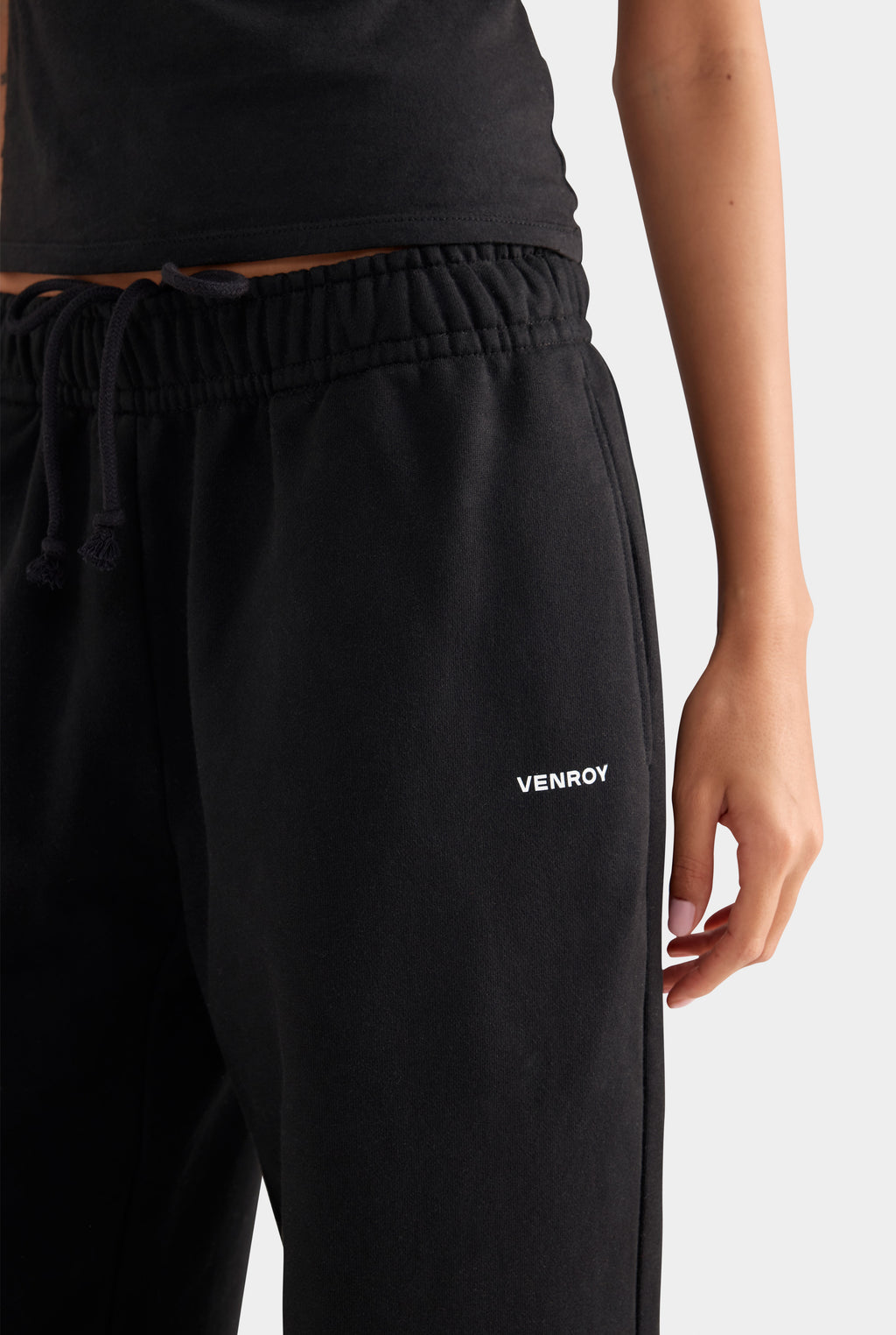 Fleece Track Pant - Black