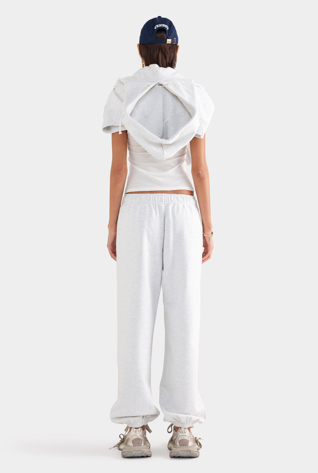 Fleece Track Pant - Grey Marl